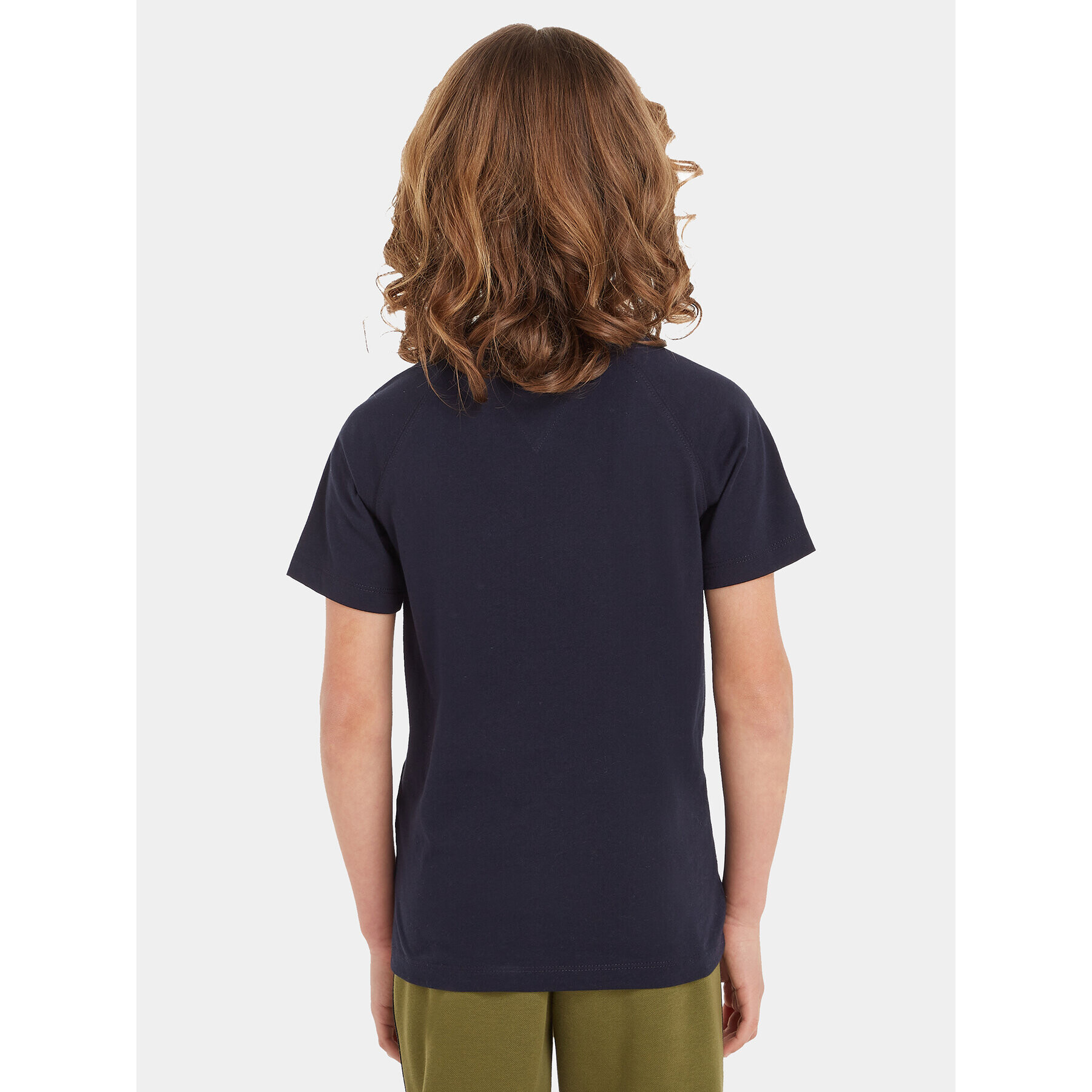 Tommy Hilfiger T-Shirt KB0KB08544 Tmavomodrá Regular Fit - Pepit.cz