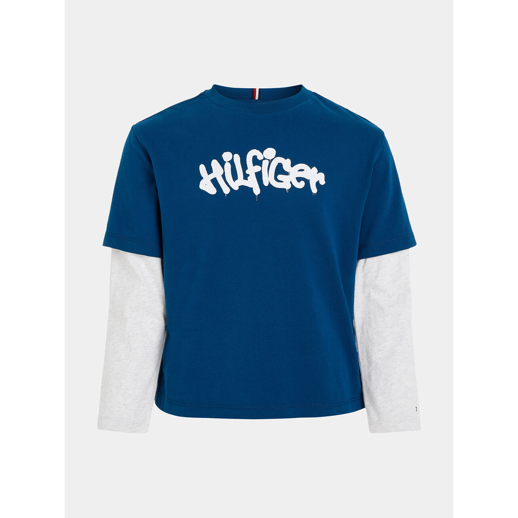 Tommy Hilfiger T-Shirt KB0KB08545 Modrá Regular Fit - Pepit.cz