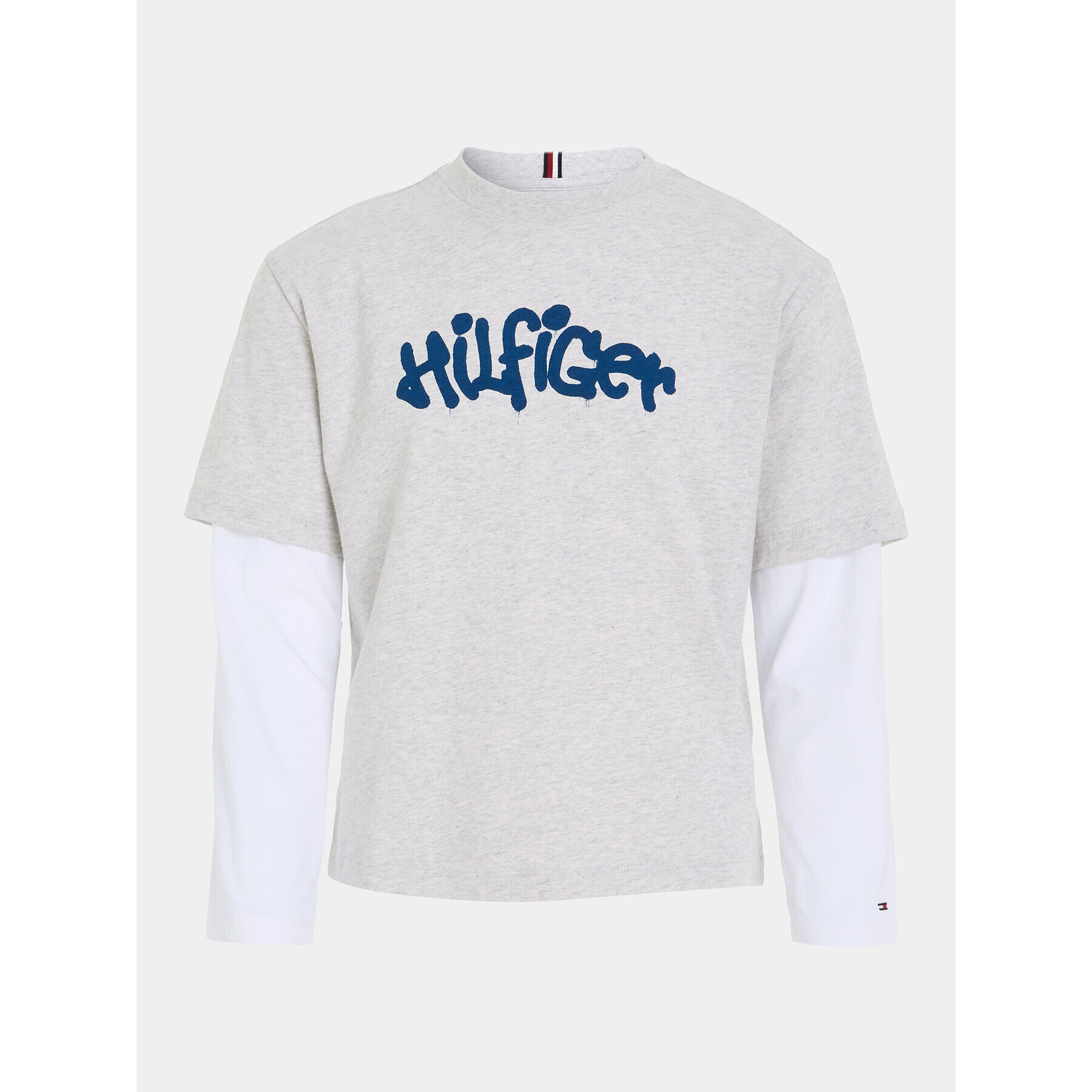 Tommy Hilfiger T-Shirt KB0KB08545 Šedá Regular Fit - Pepit.cz