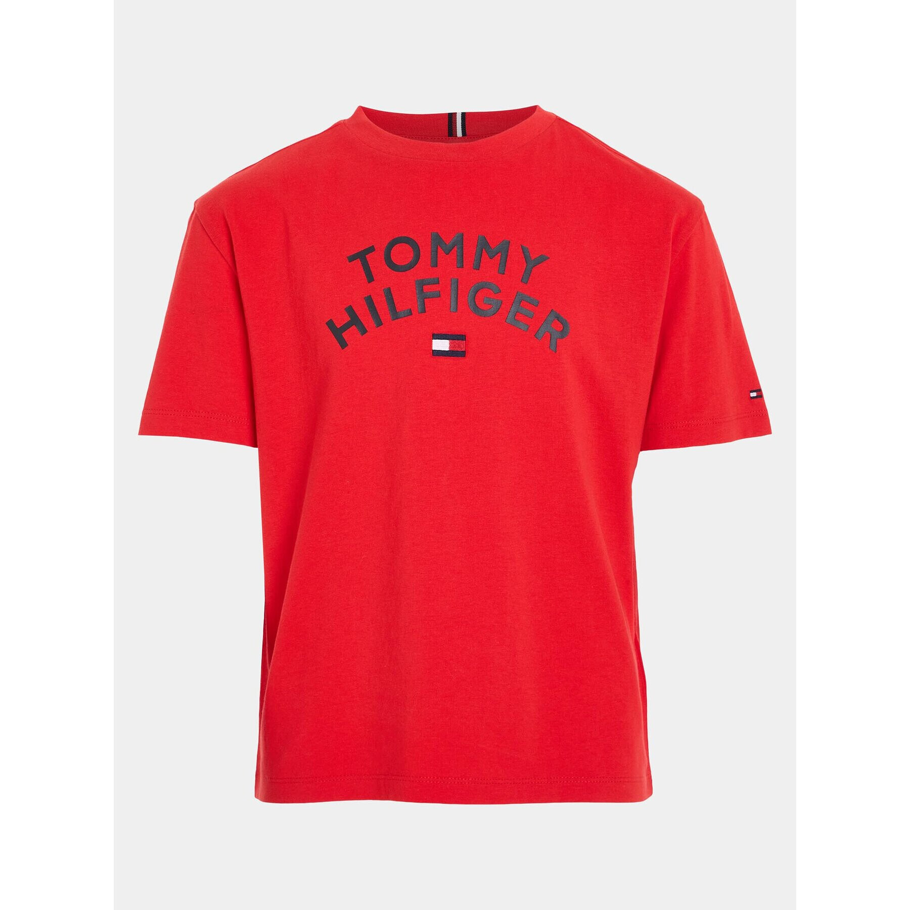 Tommy Hilfiger T-Shirt KB0KB08548 M Červená Regular Fit - Pepit.cz