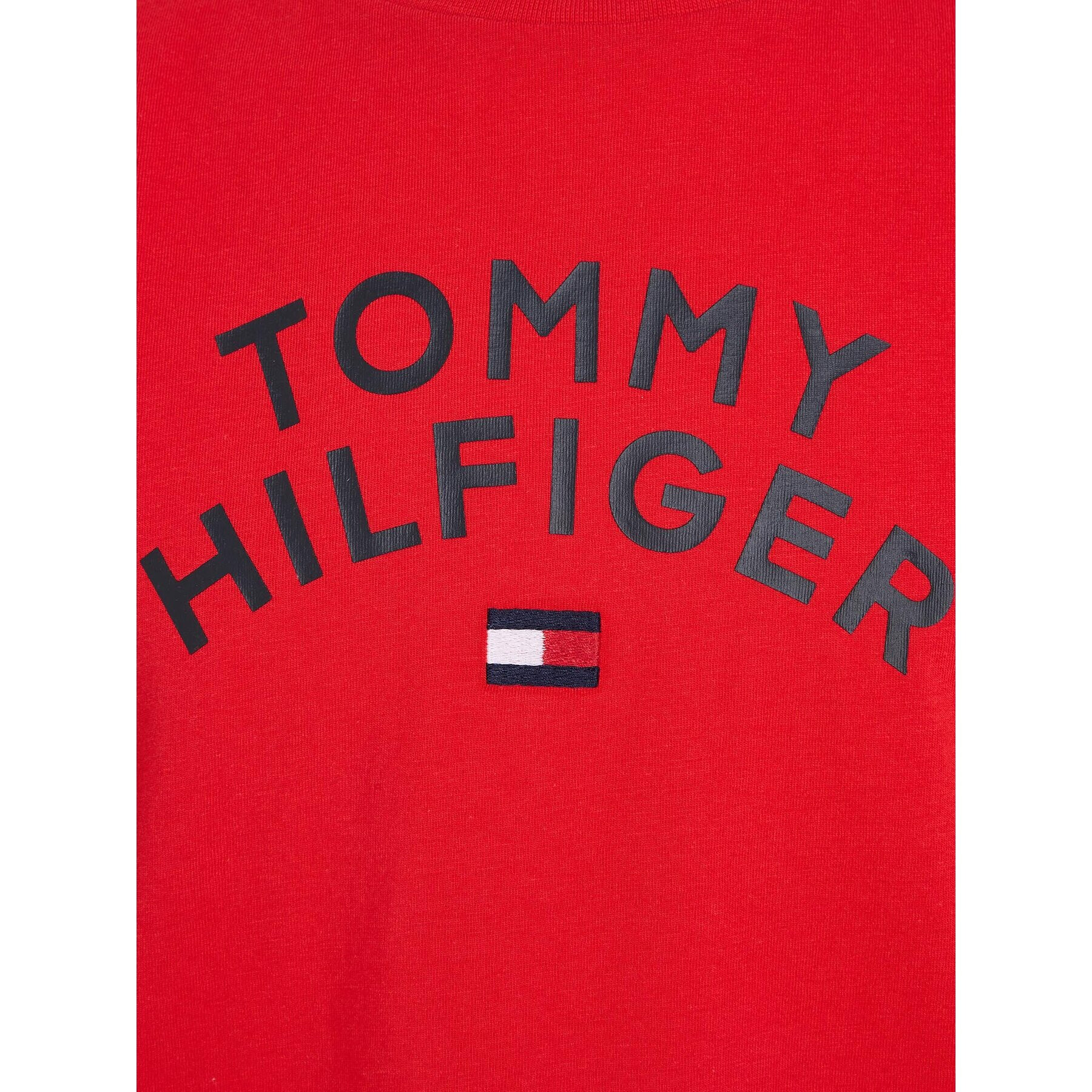 Tommy Hilfiger T-Shirt KB0KB08548 M Červená Regular Fit - Pepit.cz