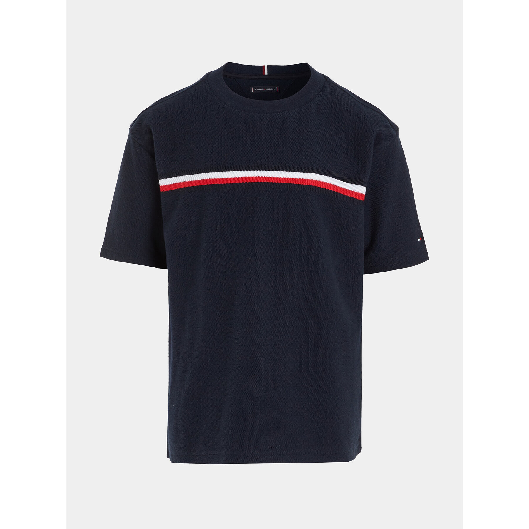 Tommy Hilfiger T-Shirt KB0KB08580 Tmavomodrá Regular Fit - Pepit.cz