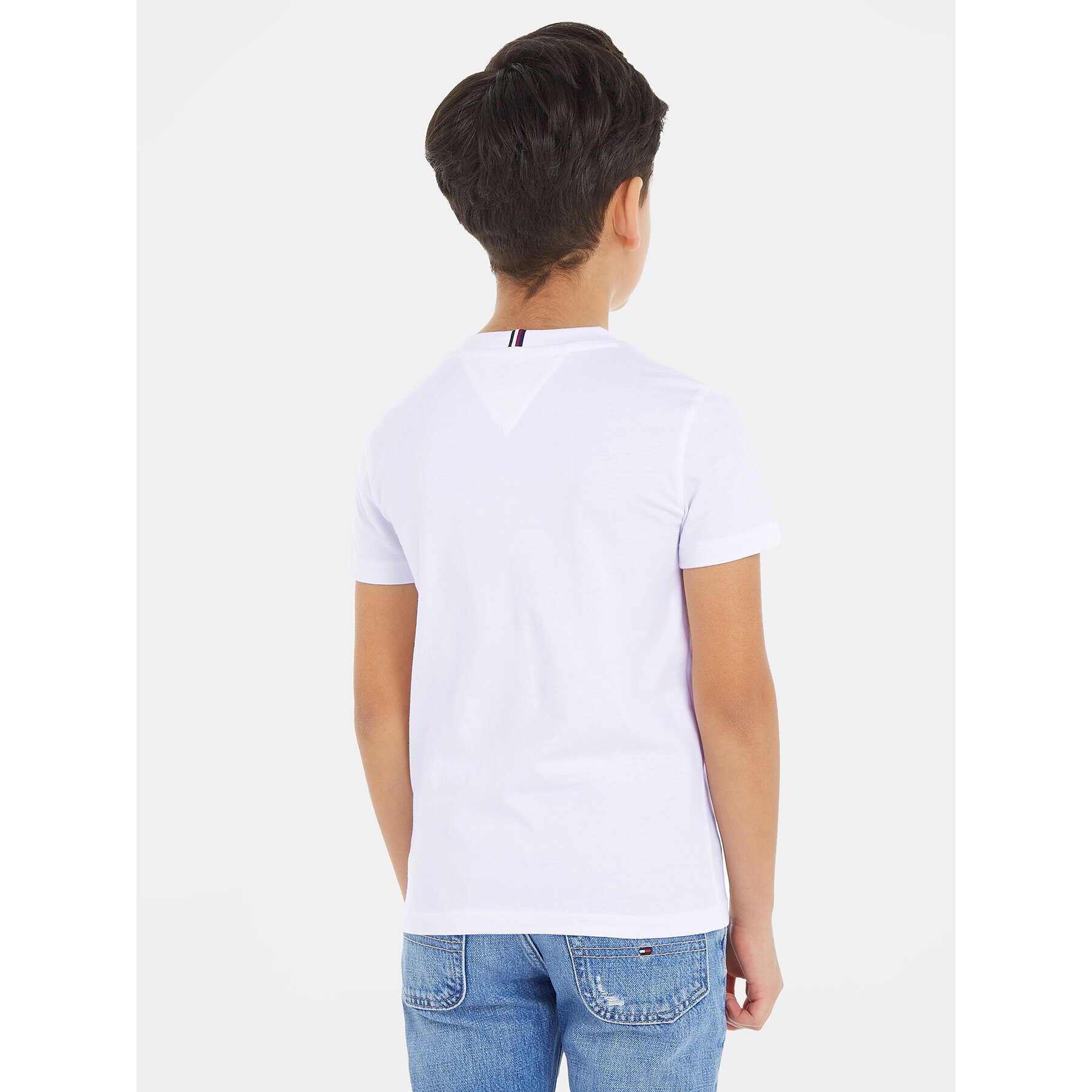 Tommy Hilfiger T-Shirt KB0KB08626 M Bílá Regular Fit - Pepit.cz