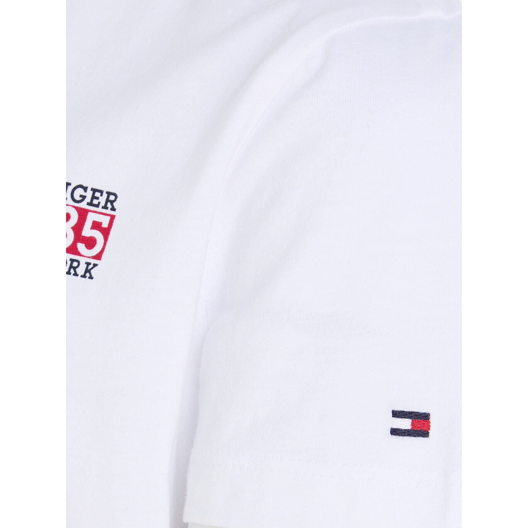 Tommy Hilfiger T-Shirt KB0KB08626 M Bílá Regular Fit - Pepit.cz