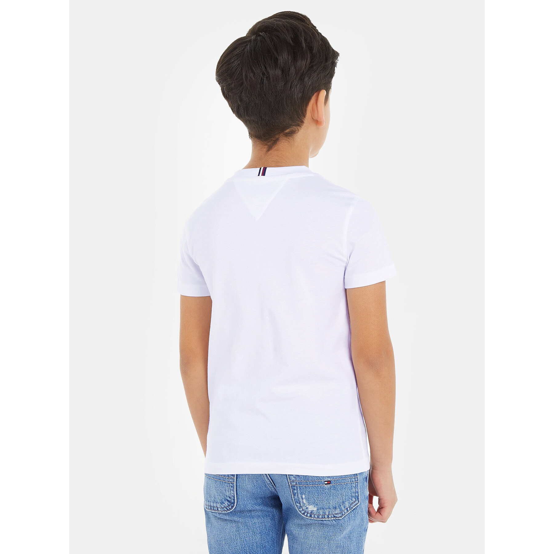 Tommy Hilfiger T-Shirt KB0KB08626 S Bílá Regular Fit - Pepit.cz