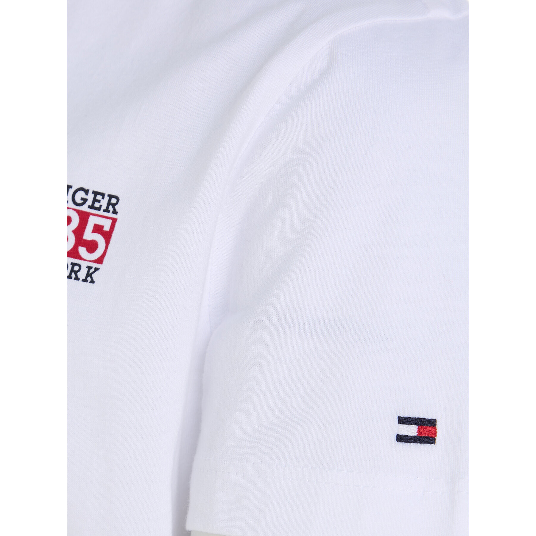 Tommy Hilfiger T-Shirt KB0KB08626 S Bílá Regular Fit - Pepit.cz