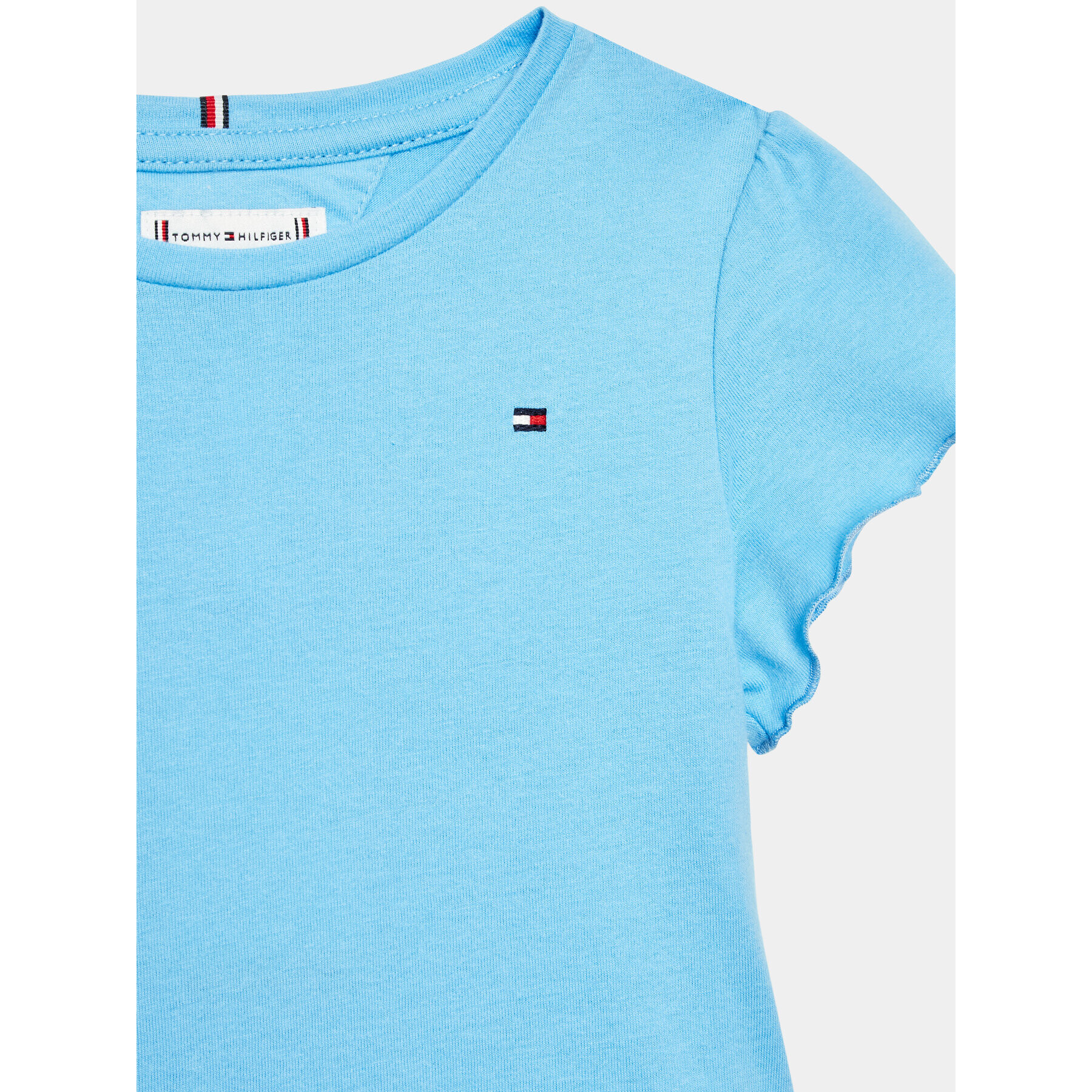 Tommy Hilfiger T-Shirt KG0KG07052 M Modrá Regular Fit - Pepit.cz