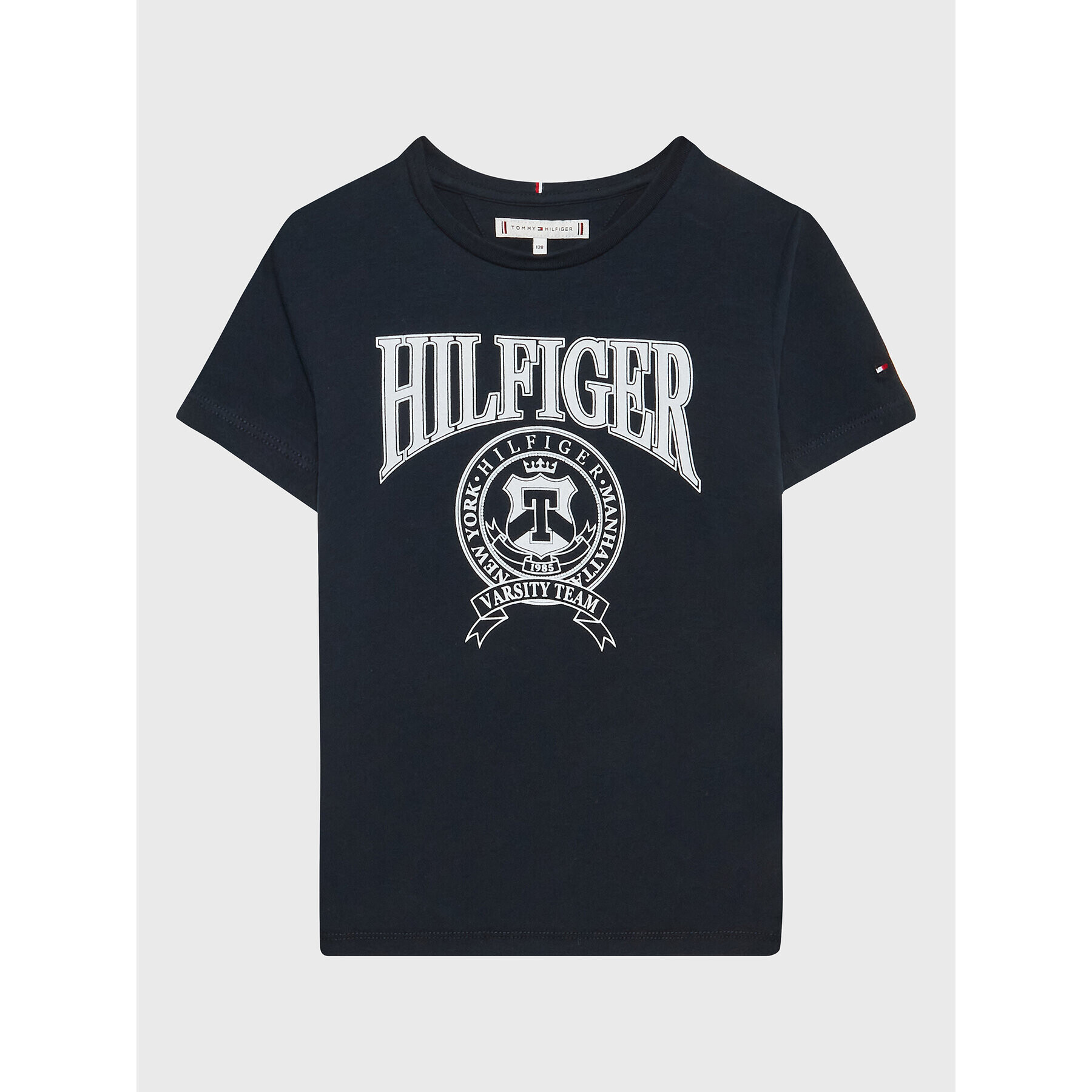 Tommy Hilfiger T-Shirt KG0KG07081 D Tmavomodrá Regular Fit - Pepit.cz