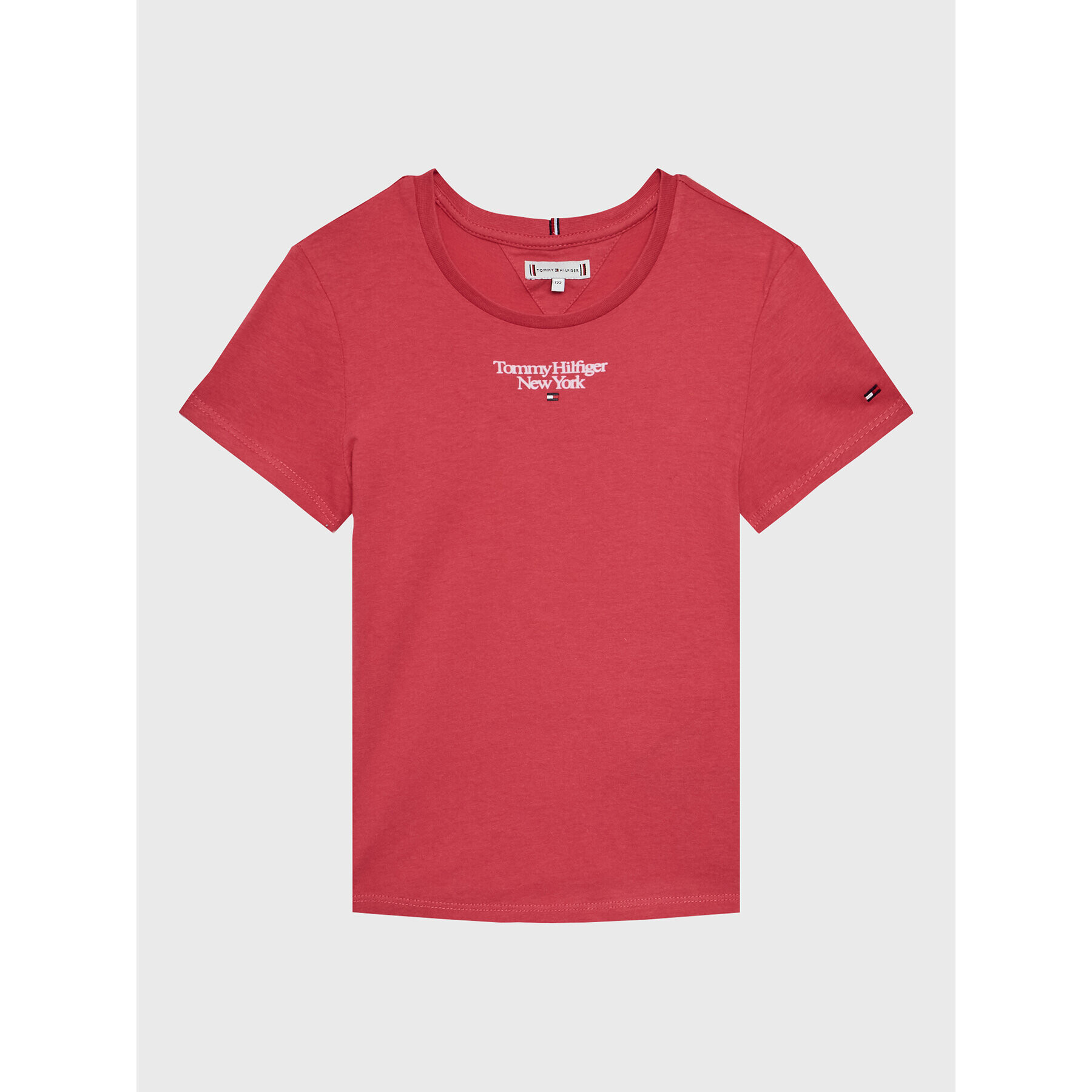 Tommy Hilfiger T-Shirt KG0KG07083 M Růžová Regular Fit - Pepit.cz