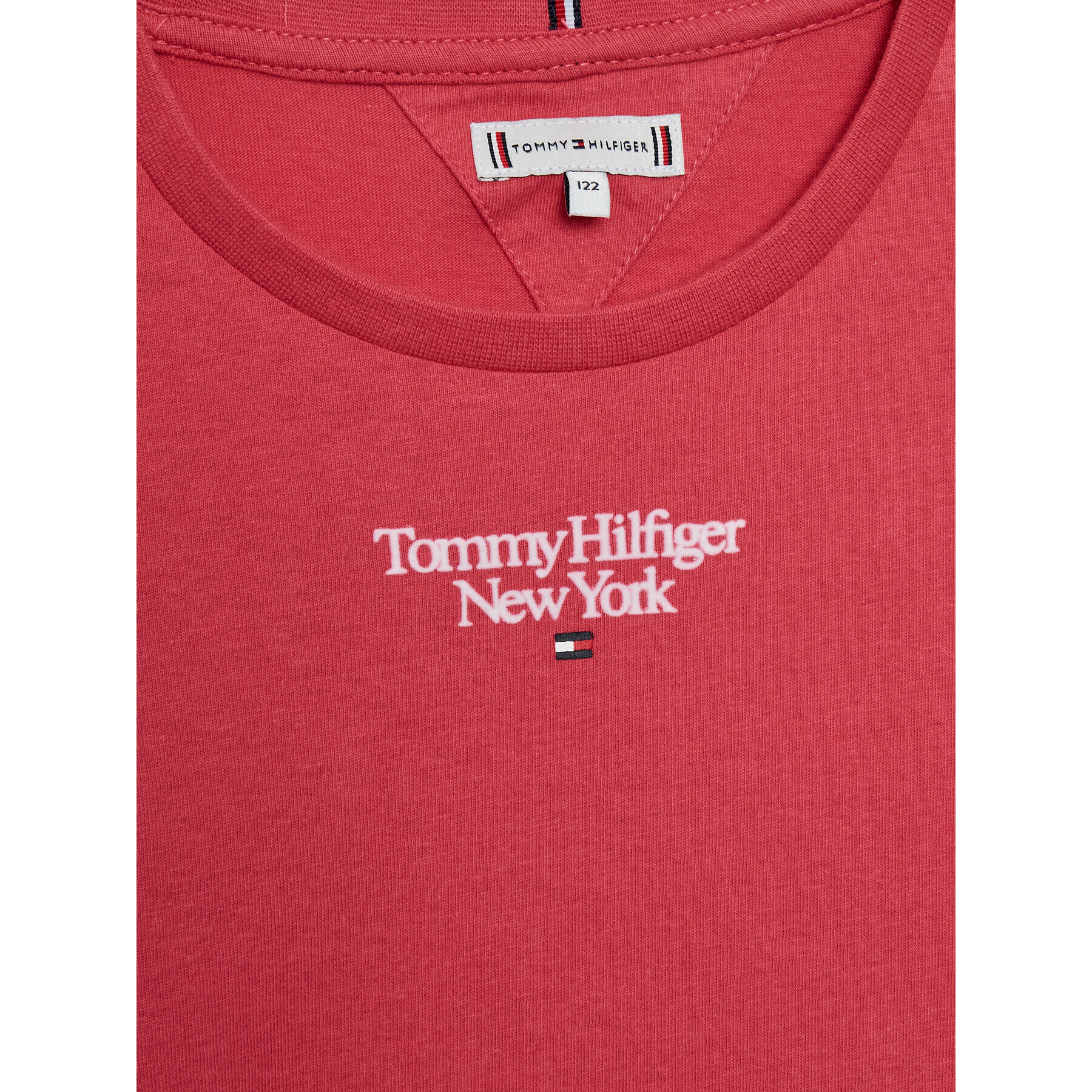 Tommy Hilfiger T-Shirt KG0KG07083 M Růžová Regular Fit - Pepit.cz