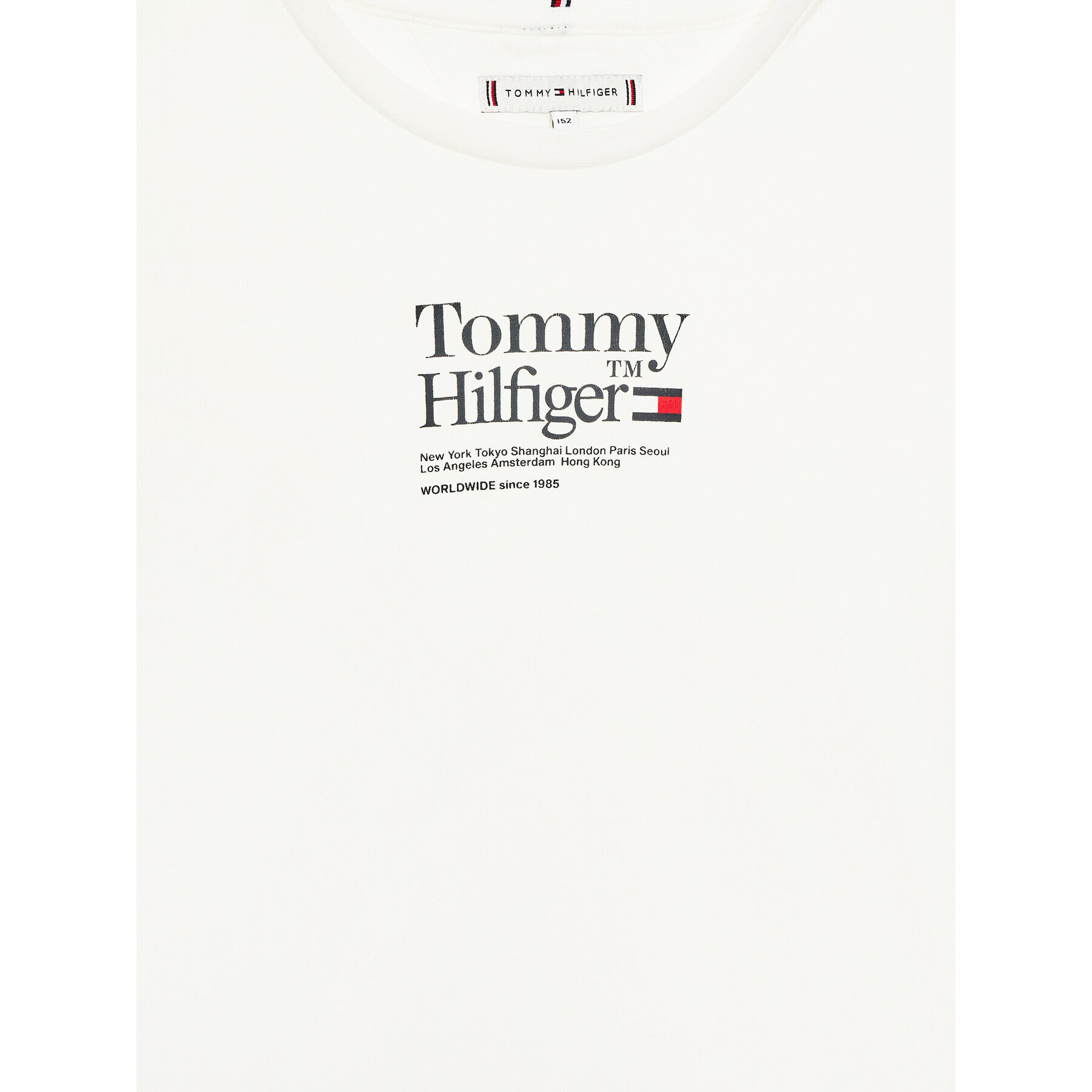 Tommy Hilfiger T-Shirt KG0KG07256 D Bílá Regular Fit - Pepit.cz