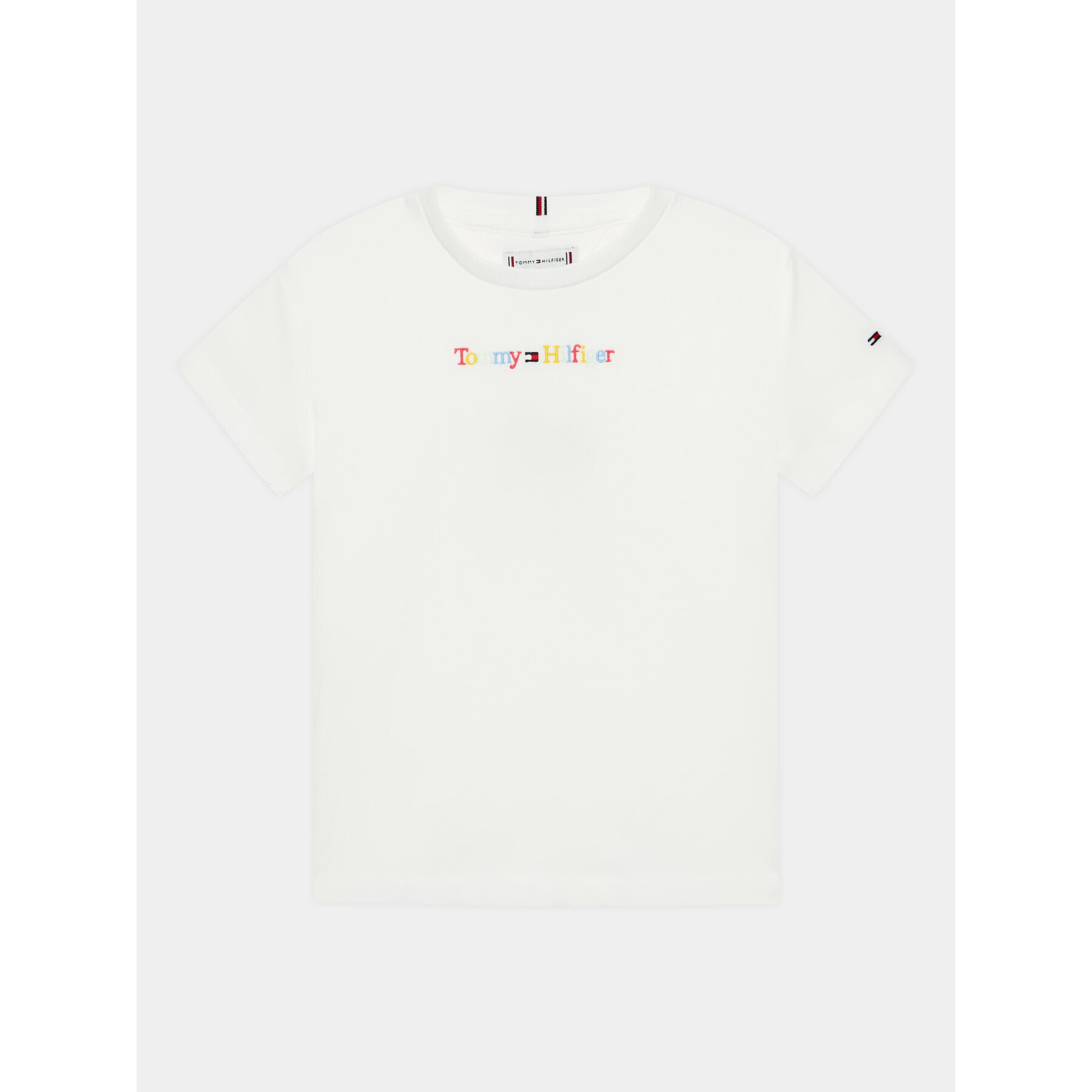 Tommy Hilfiger T-Shirt KG0KG07263 M Bílá Regular Fit - Pepit.cz