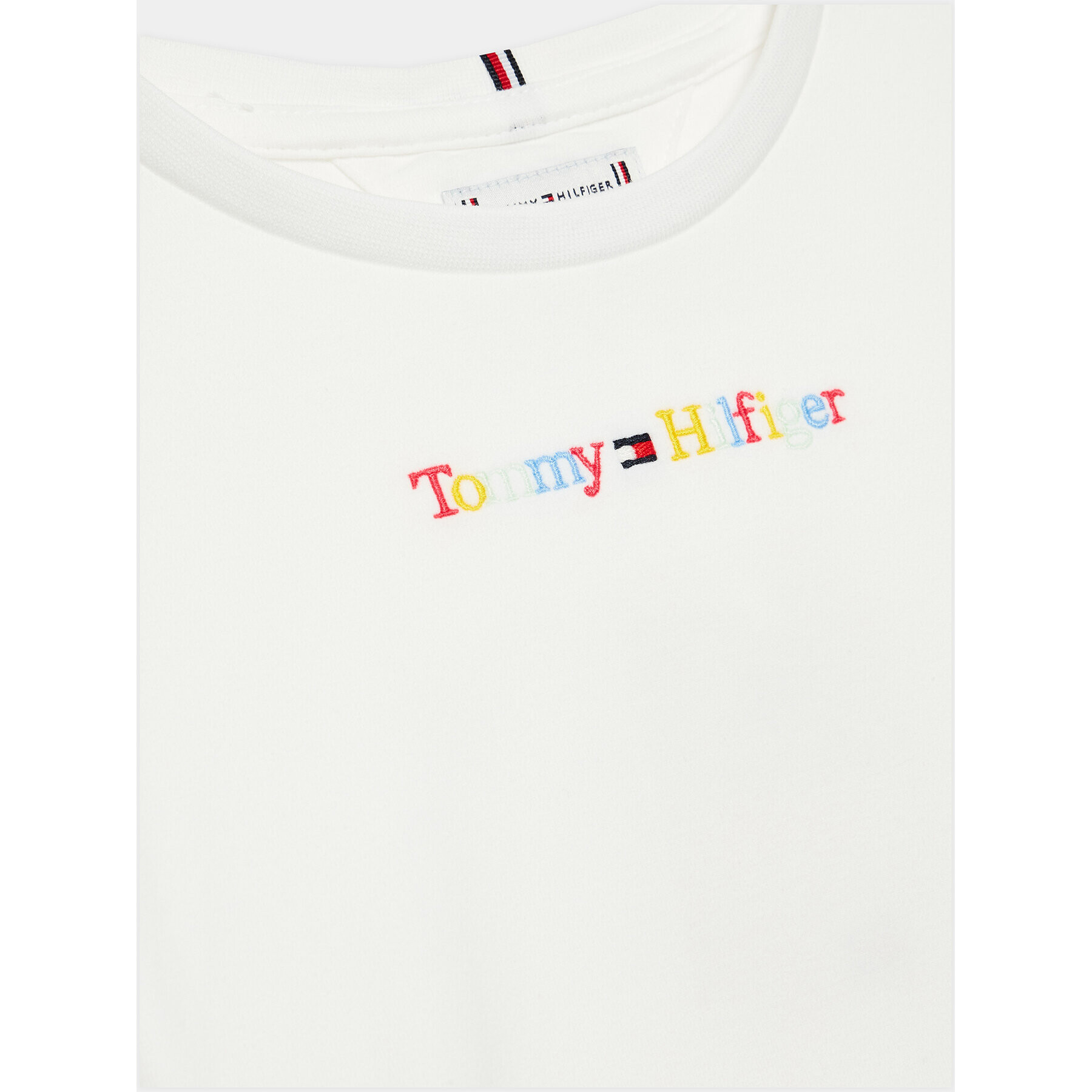 Tommy Hilfiger T-Shirt KG0KG07263 M Bílá Regular Fit - Pepit.cz