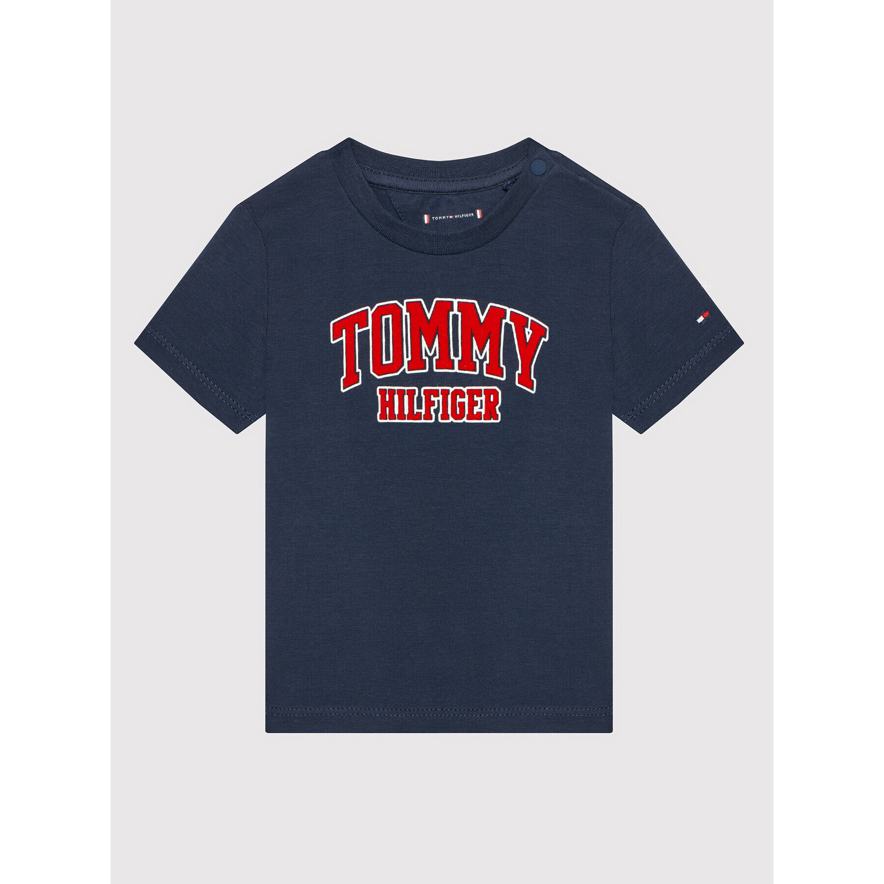 Tommy Hilfiger T-Shirt KN0KN01272 Tmavomodrá Regular Fit - Pepit.cz