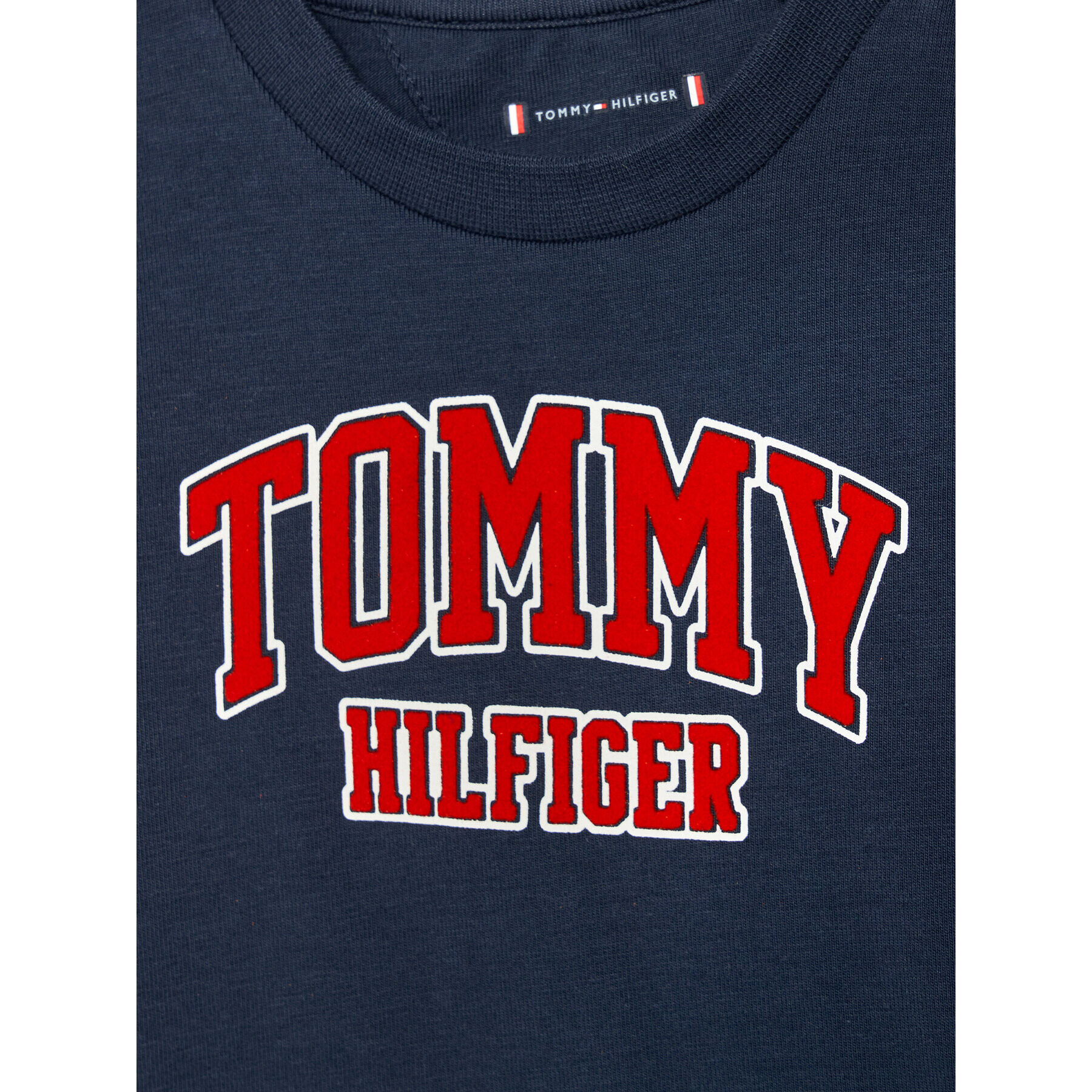 Tommy Hilfiger T-Shirt KN0KN01272 Tmavomodrá Regular Fit - Pepit.cz