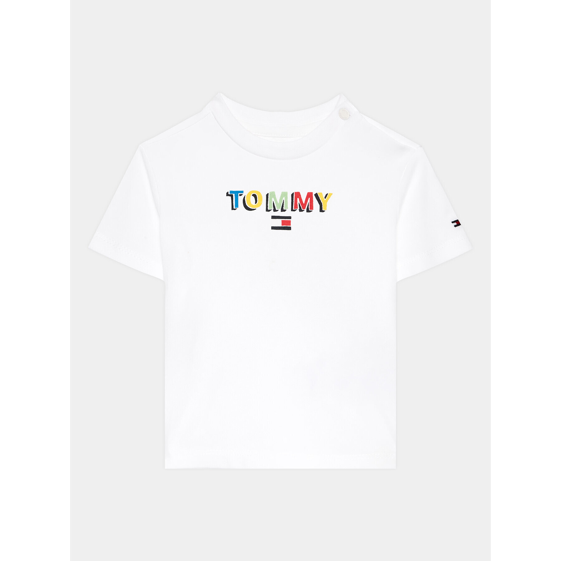 Tommy Hilfiger T-Shirt KN0KN01622 Bílá Regular Fit - Pepit.cz