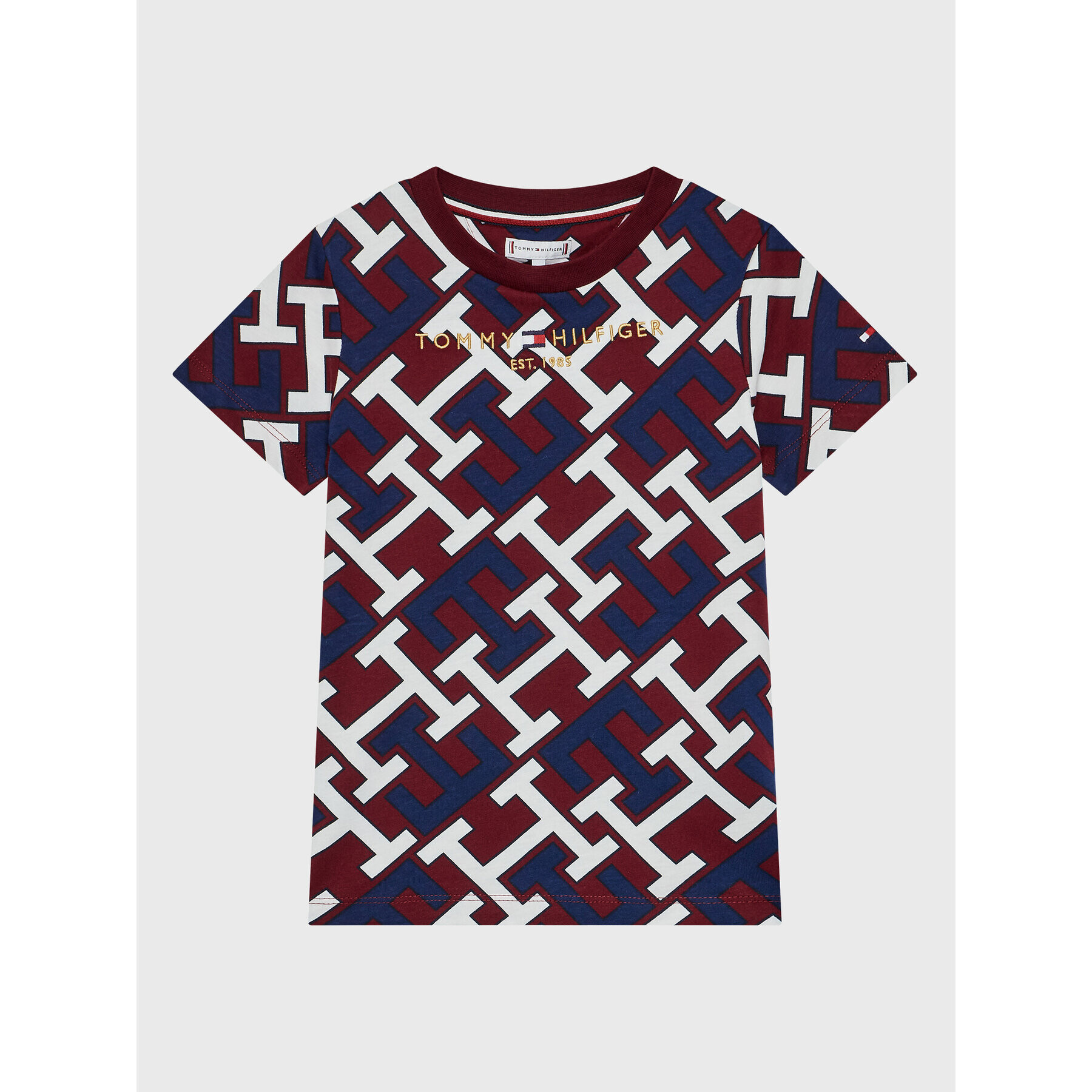 Tommy Hilfiger T-Shirt KS0KS00298 Tmavomodrá Regular Fit - Pepit.cz