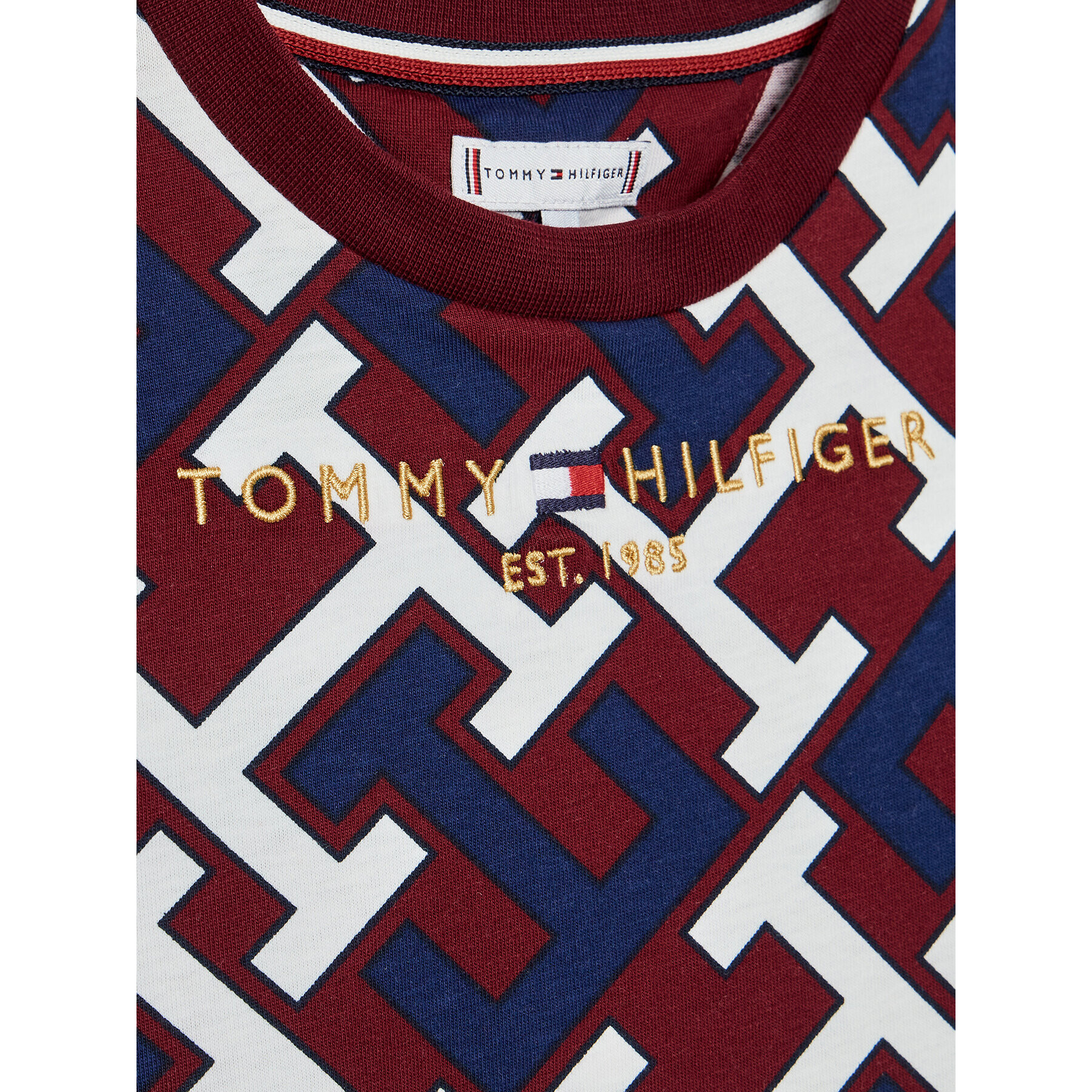 Tommy Hilfiger T-Shirt KS0KS00298 Tmavomodrá Regular Fit - Pepit.cz