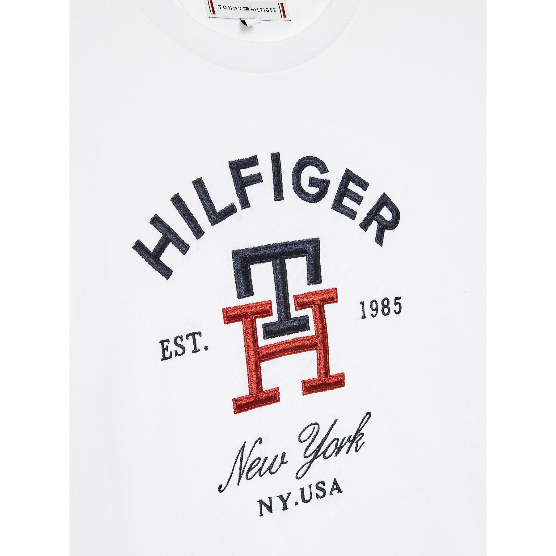 Tommy Hilfiger T-Shirt KS0KS00393 D Bílá Regular Fit - Pepit.cz