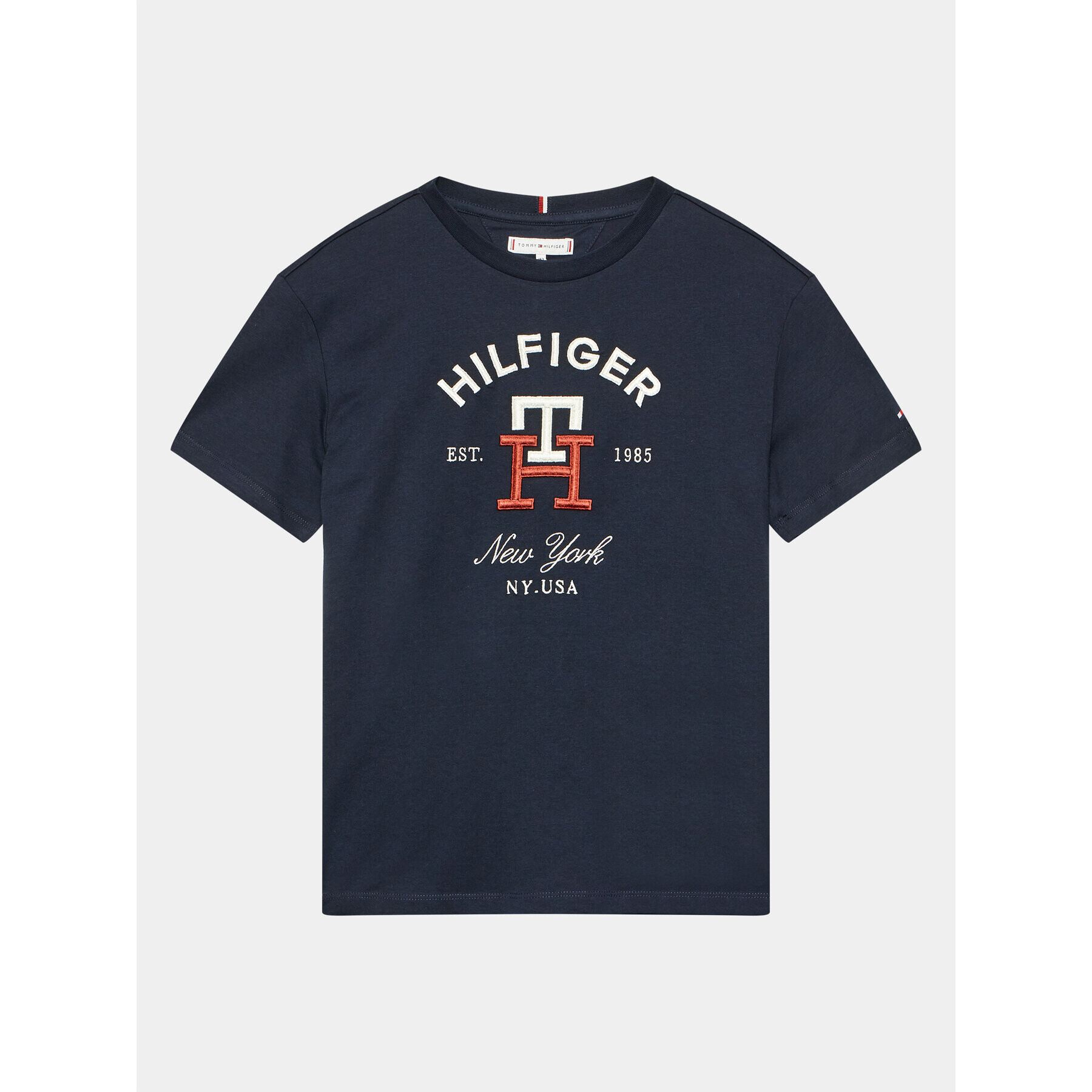 Tommy Hilfiger T-Shirt KS0KS00393 D Tmavomodrá Regular Fit - Pepit.cz