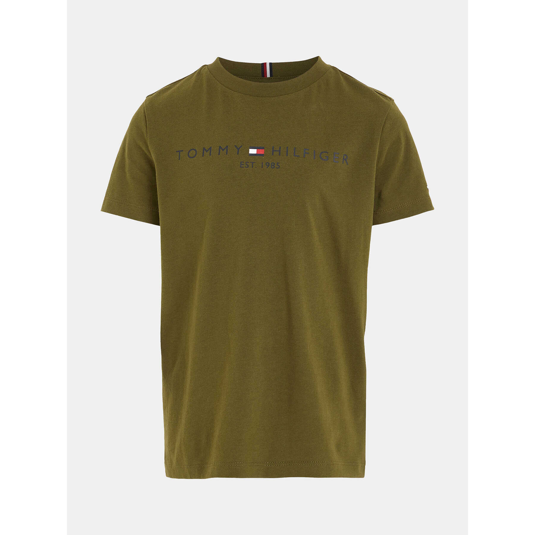 Tommy Hilfiger T-Shirt KS0KS00397 Zelená Regular Fit - Pepit.cz