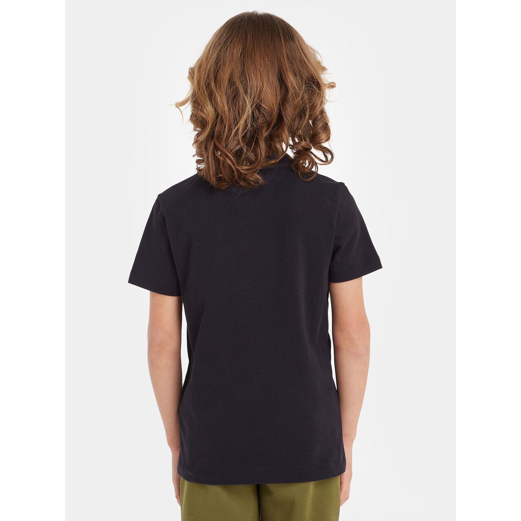 Tommy Hilfiger T-Shirt KS0KS00527 Tmavomodrá Regular Fit - Pepit.cz