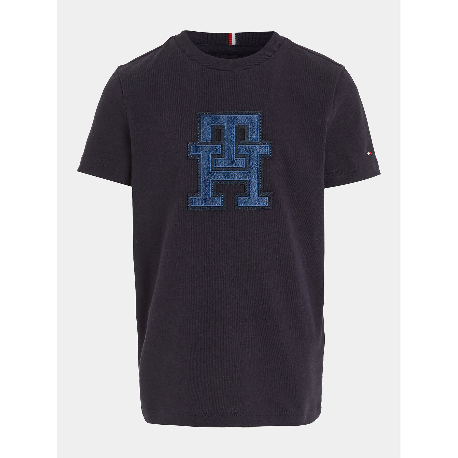 Tommy Hilfiger T-Shirt KS0KS00527 Tmavomodrá Regular Fit - Pepit.cz