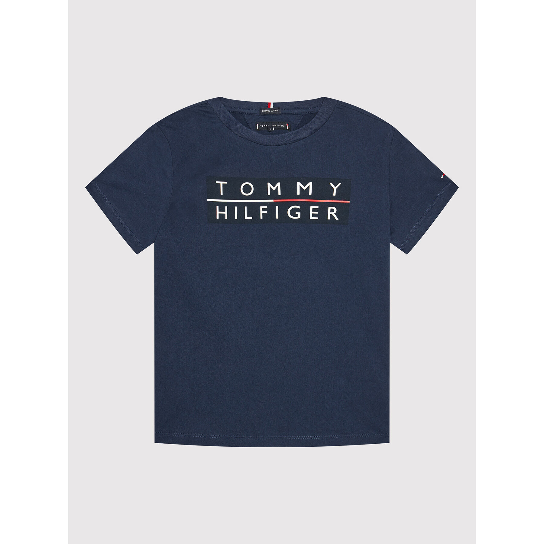 Tommy Hilfiger T-Shirt Logo KB0KB06675 M Tmavomodrá Regular Fit - Pepit.cz