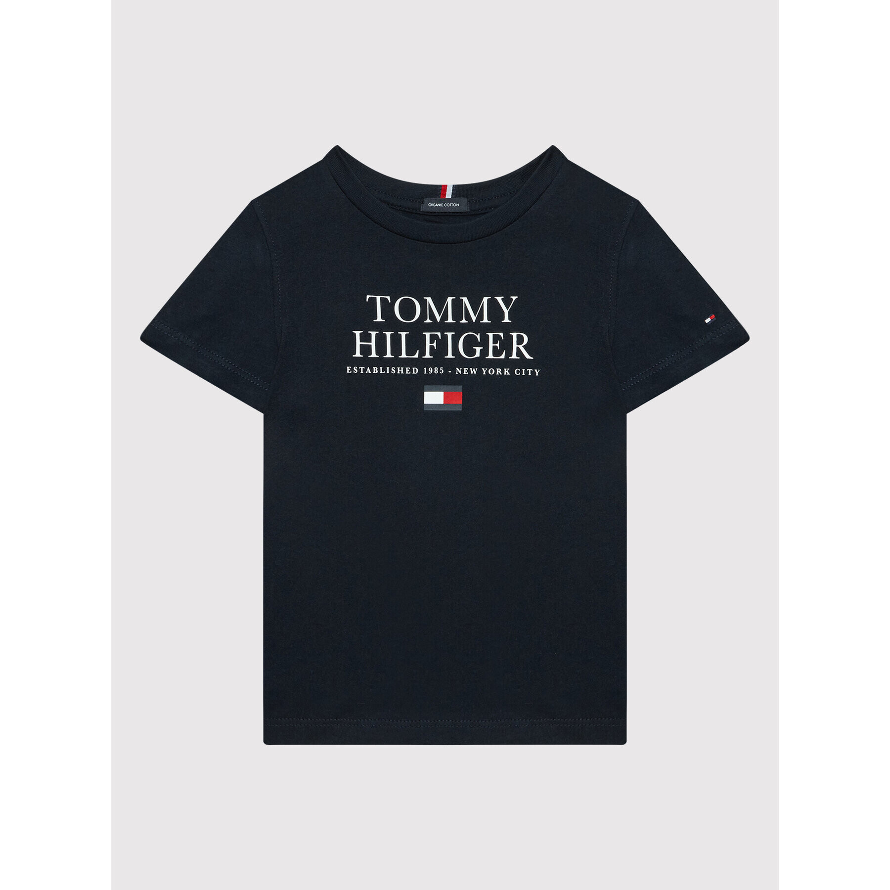 Tommy Hilfiger T-Shirt Logo KB0KB07012 Tmavomodrá Regular Fit - Pepit.cz