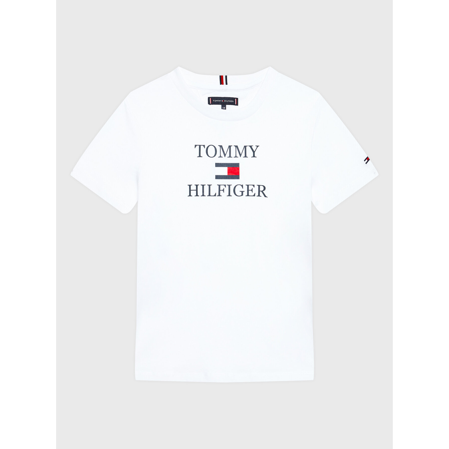 Tommy Hilfiger T-Shirt Logo KB0KB07794 D Bílá Regular Fit - Pepit.cz