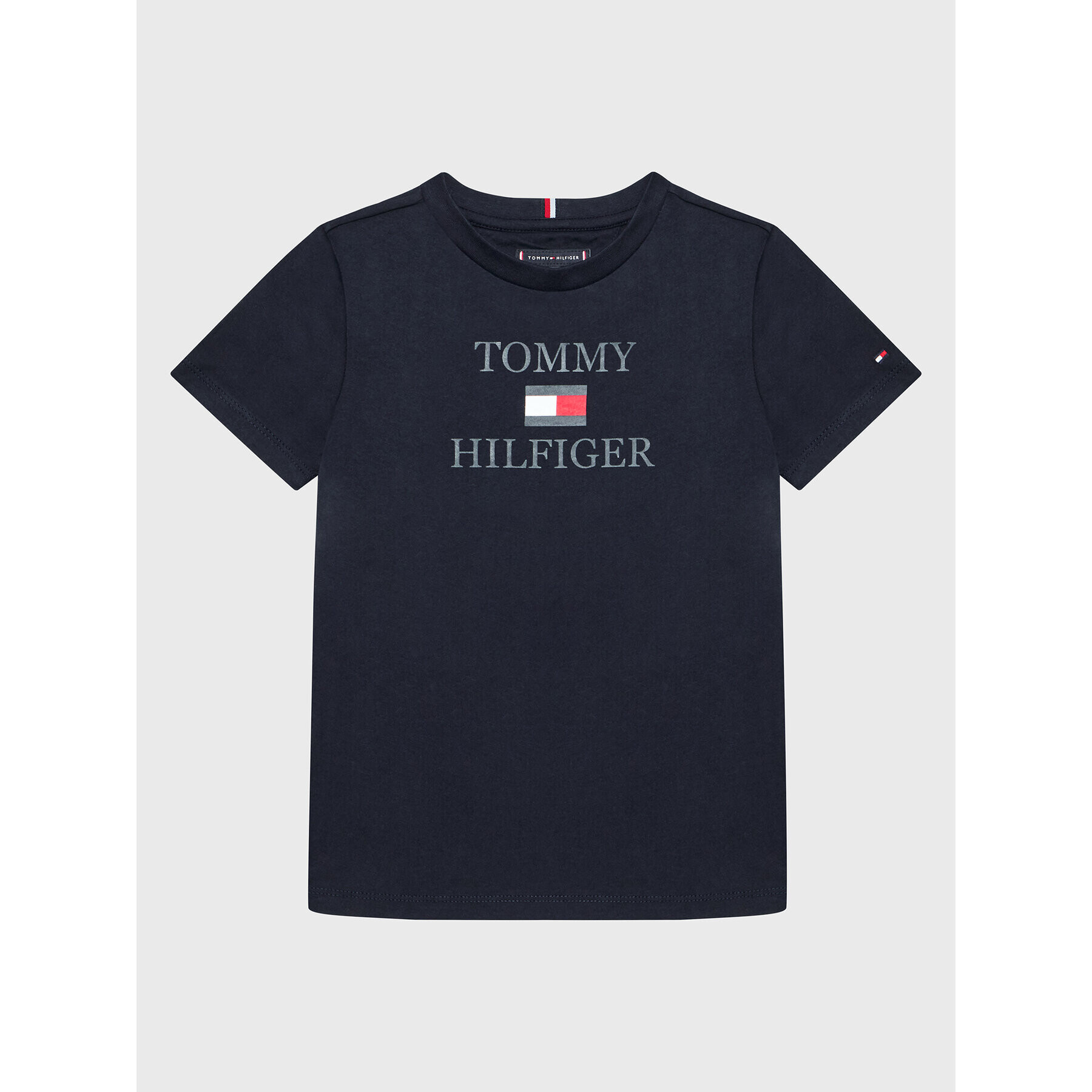 Tommy Hilfiger T-Shirt Logo KB0KB07794 D Tmavomodrá Regular Fit - Pepit.cz