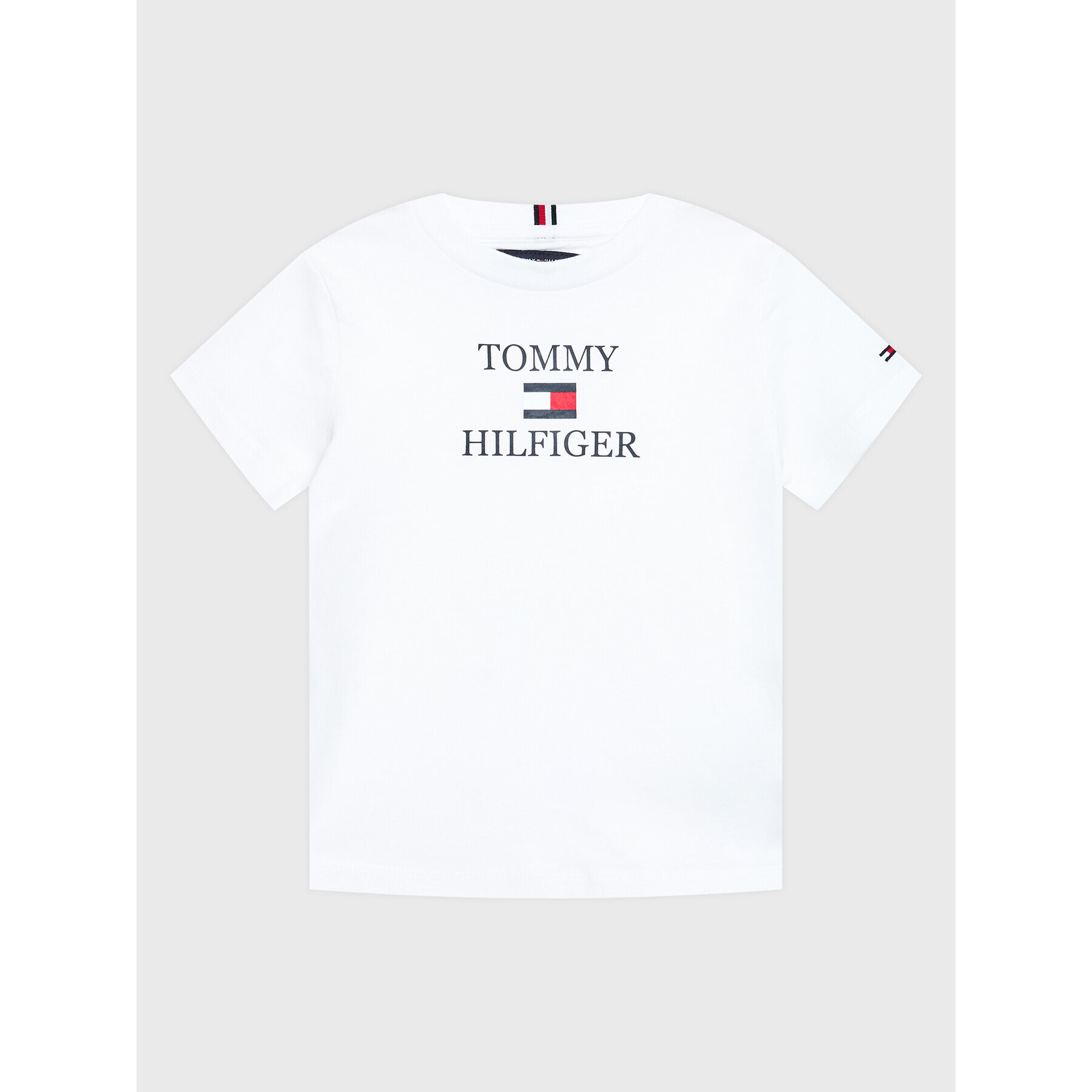 Tommy Hilfiger T-Shirt Logo KB0KB07794 M Bílá Regular Fit - Pepit.cz