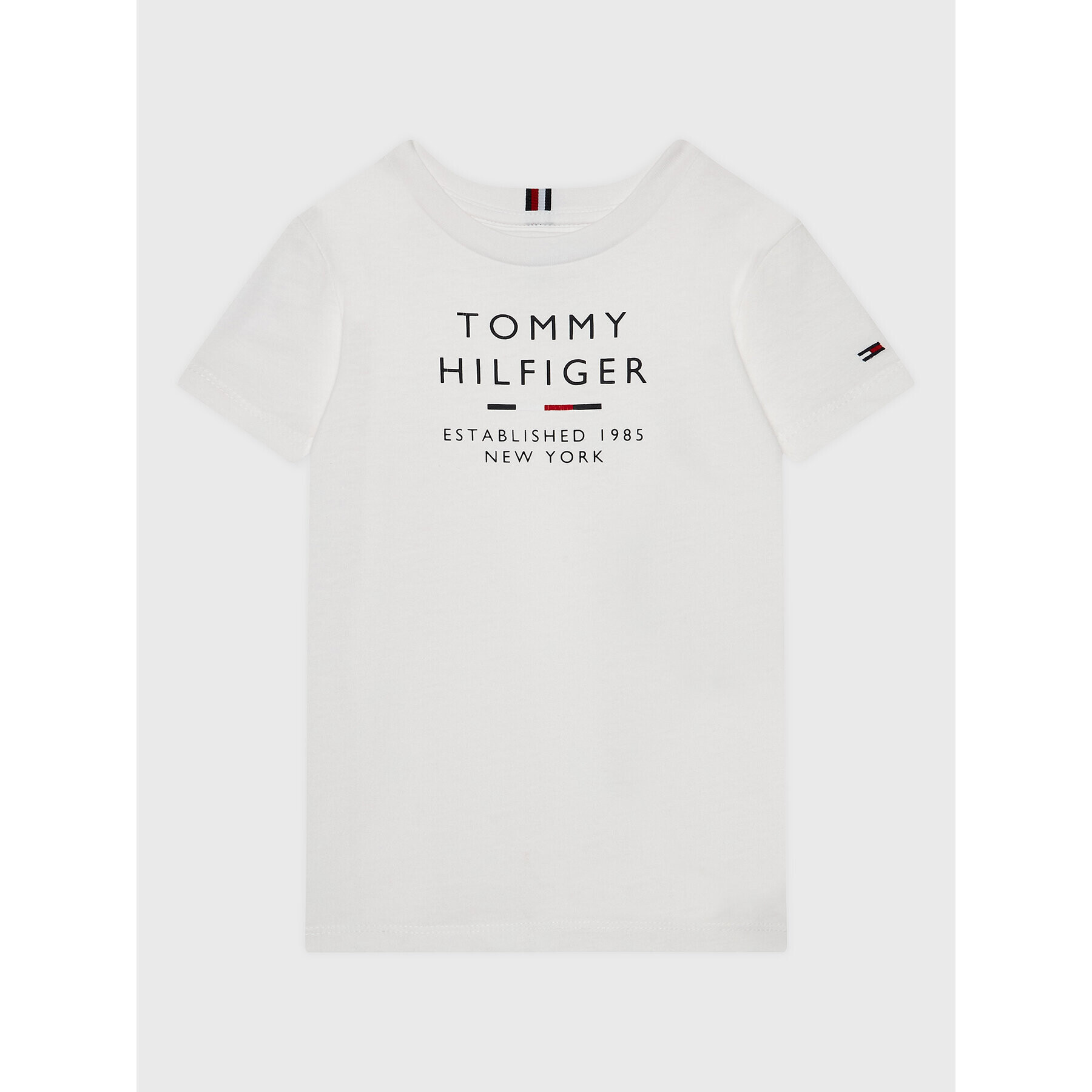 Tommy Hilfiger T-Shirt Logo KB0KB08027 D Bílá Regular Fit - Pepit.cz