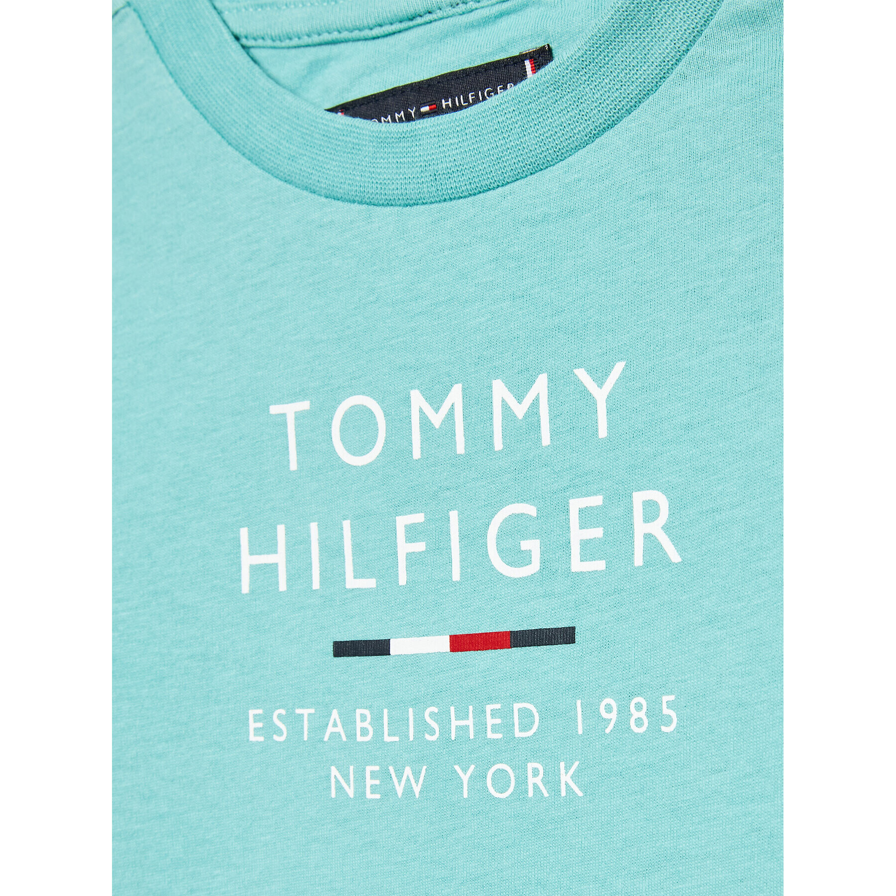 Tommy Hilfiger T-Shirt Logo KB0KB08027 D Modrá Regular Fit - Pepit.cz