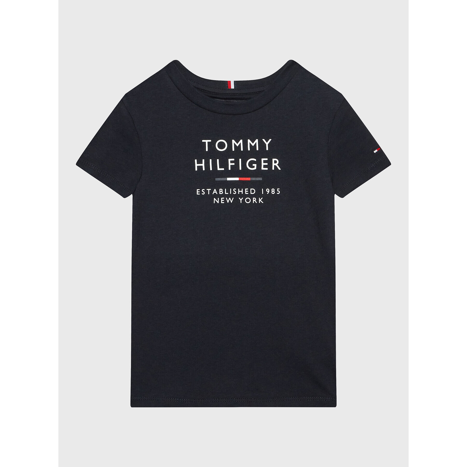 Tommy Hilfiger T-Shirt Logo KB0KB08027 D Tmavomodrá Regular Fit - Pepit.cz