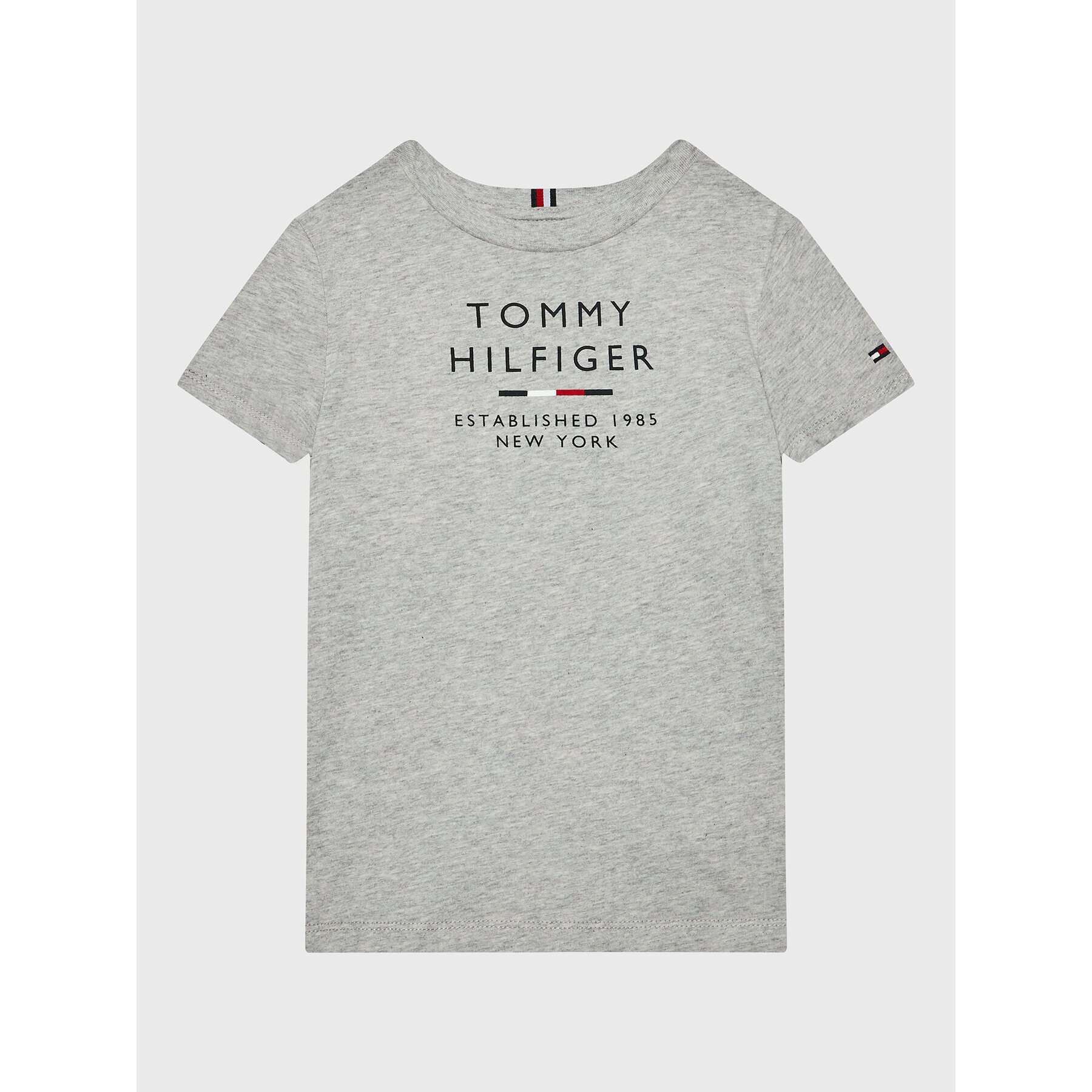 Tommy Hilfiger T-Shirt Logo KB0KB08027 M Šedá Regular Fit - Pepit.cz