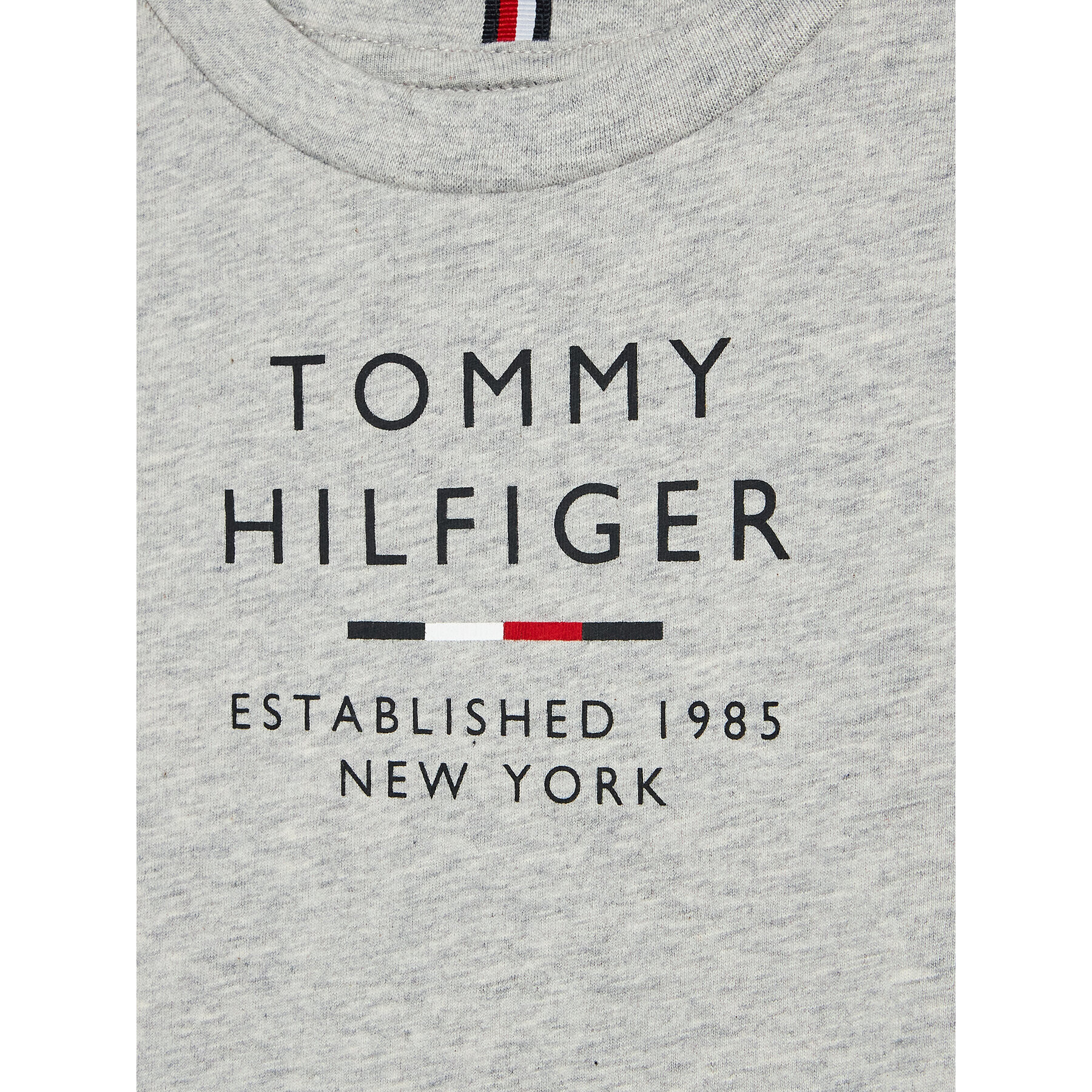 Tommy Hilfiger T-Shirt Logo KB0KB08027 M Šedá Regular Fit - Pepit.cz