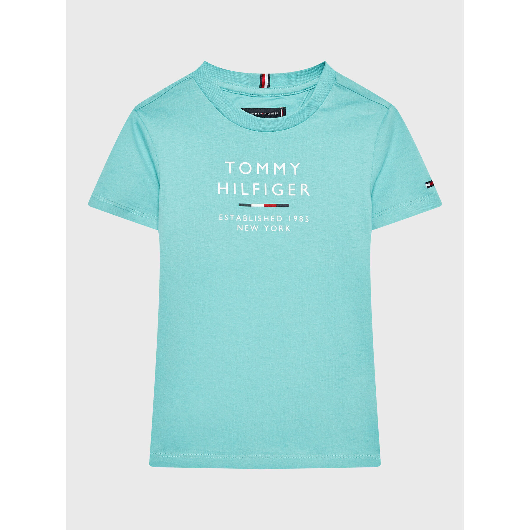 Tommy Hilfiger T-Shirt Logo KB0KB08027 Modrá Regular Fit - Pepit.cz