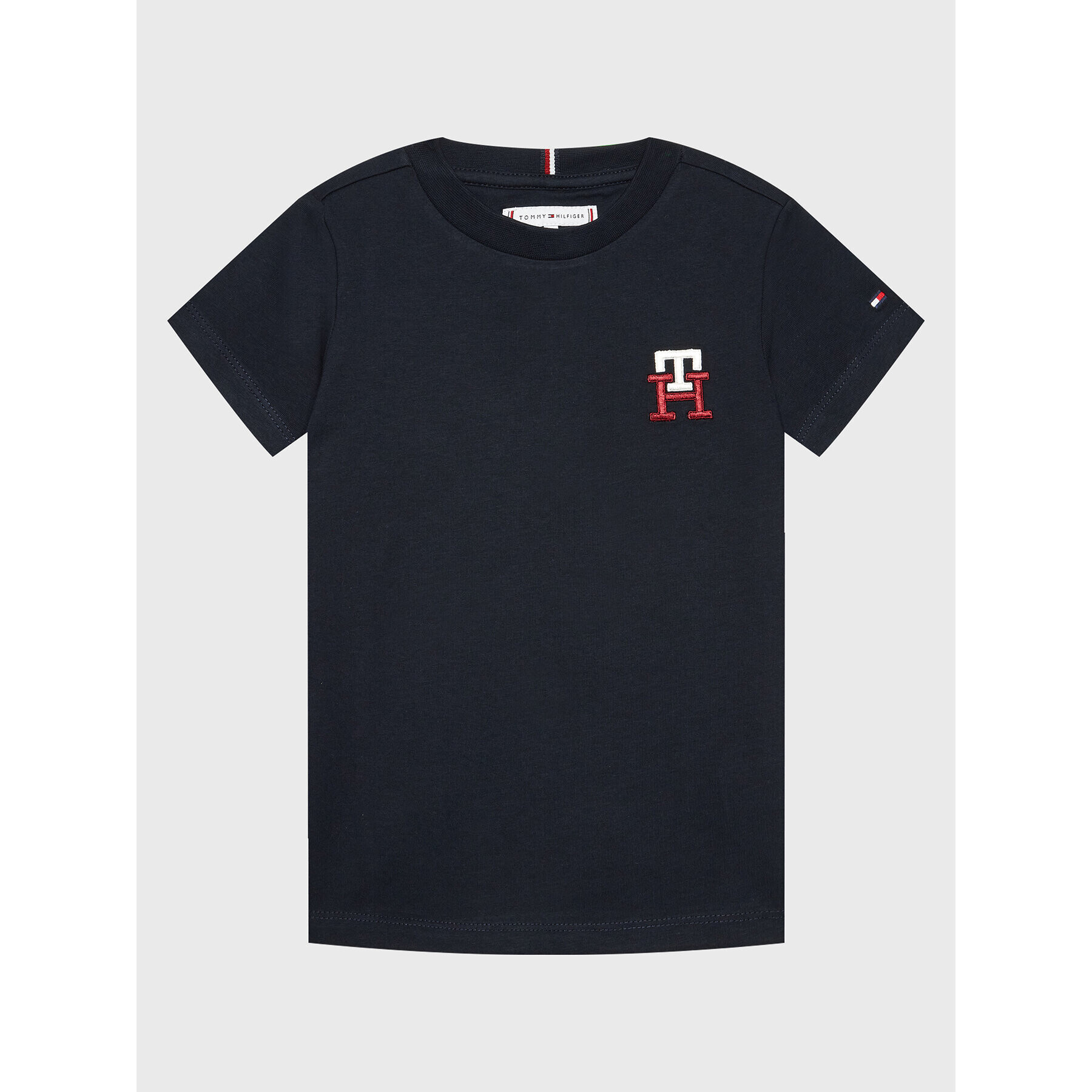 Tommy Hilfiger T-Shirt Monogram KS0KS00293 M Tmavomodrá Regular Fit - Pepit.cz