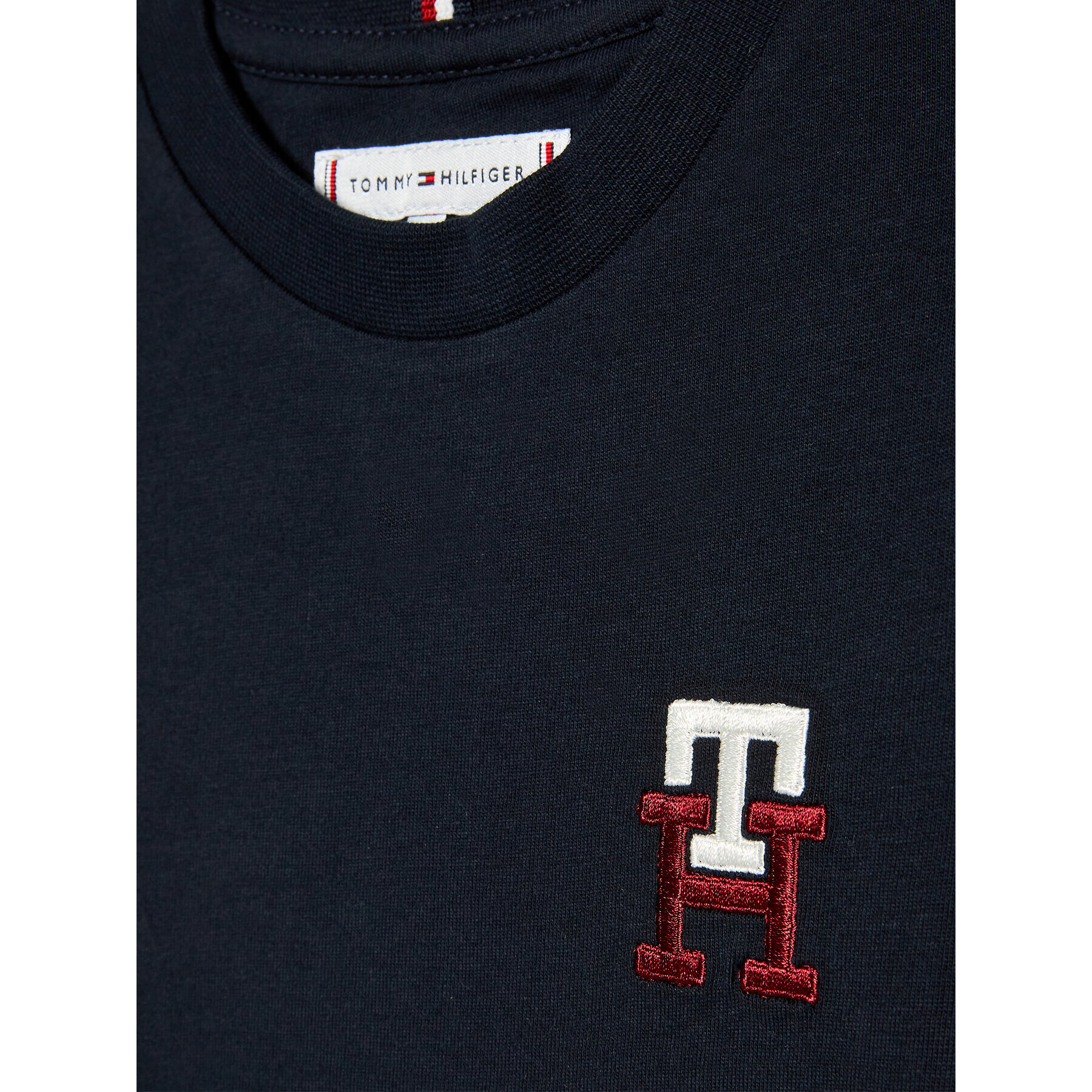 Tommy Hilfiger T-Shirt Monogram KS0KS00293 M Tmavomodrá Regular Fit - Pepit.cz