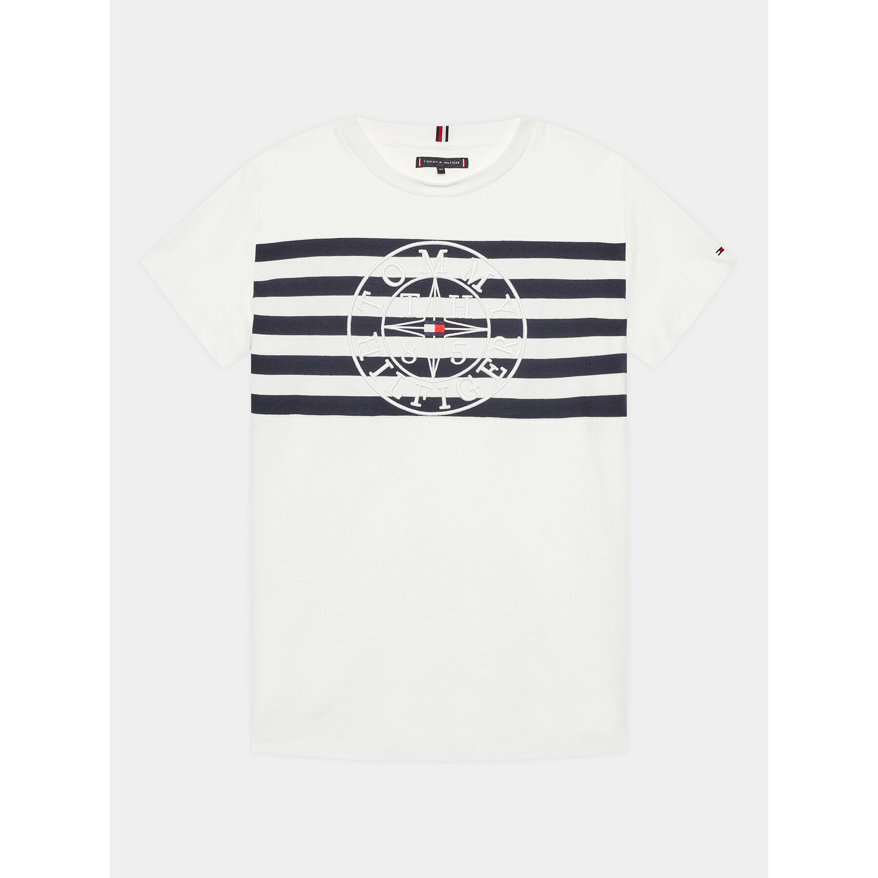 Tommy Hilfiger T-Shirt Nautical KB0KB08205 D Bílá Regular Fit - Pepit.cz