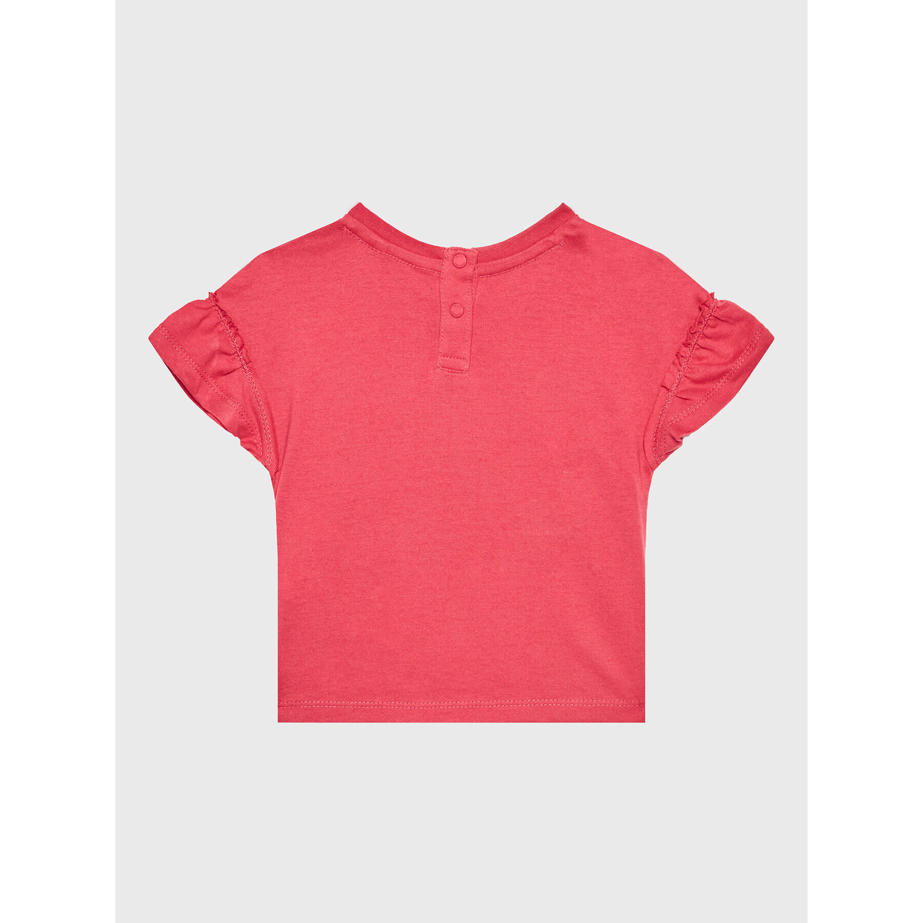 Tommy Hilfiger T-Shirt Ruffle KG0KG07101 M Růžová Regular Fit - Pepit.cz