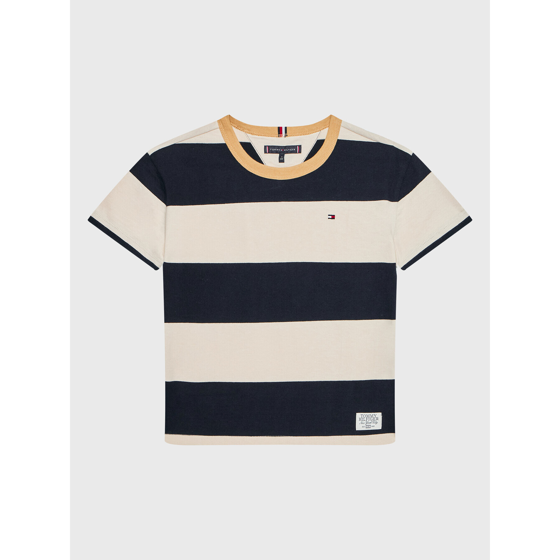 Tommy Hilfiger T-Shirt Rugby Ringer KB0KB07870 D Barevná Regular Fit - Pepit.cz