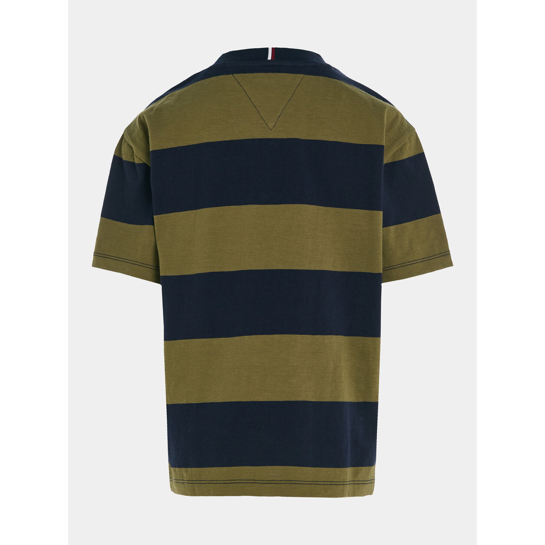 Tommy Hilfiger T-Shirt Rugby Varsity KB0KB08578 M Zelená Regular Fit - Pepit.cz