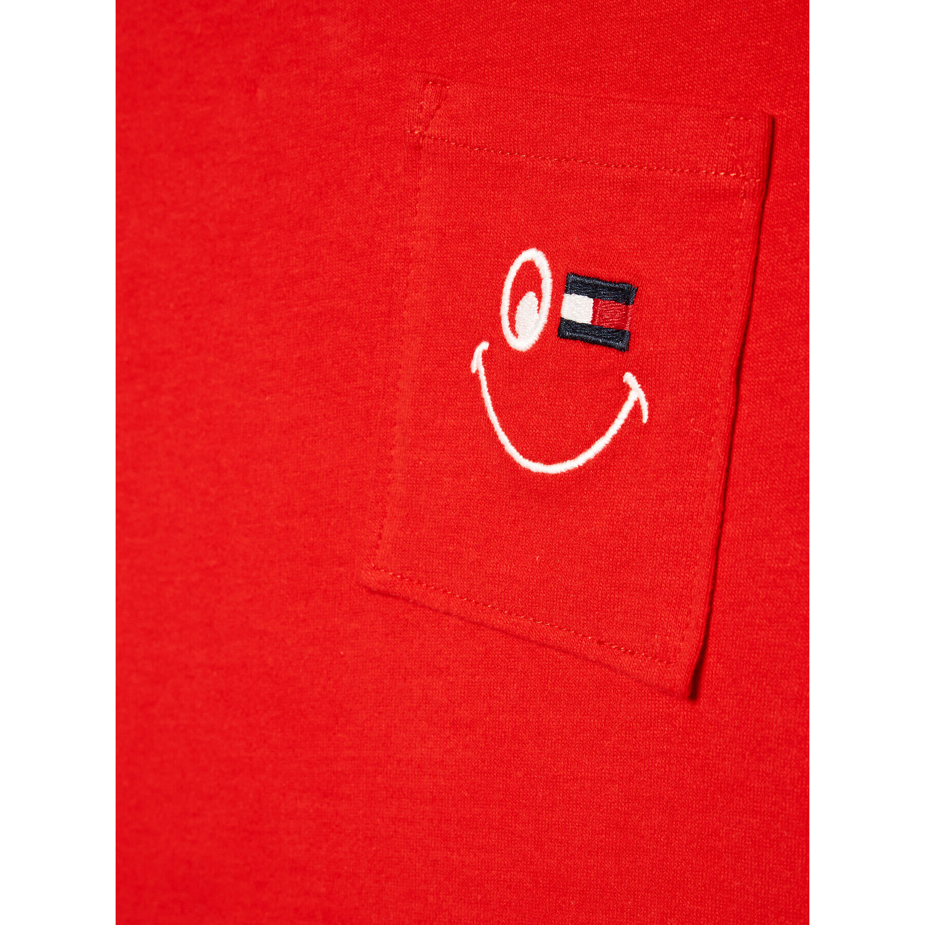 Tommy Hilfiger T-Shirt Smiley KS0KS00223 M Červená Regular Fit - Pepit.cz