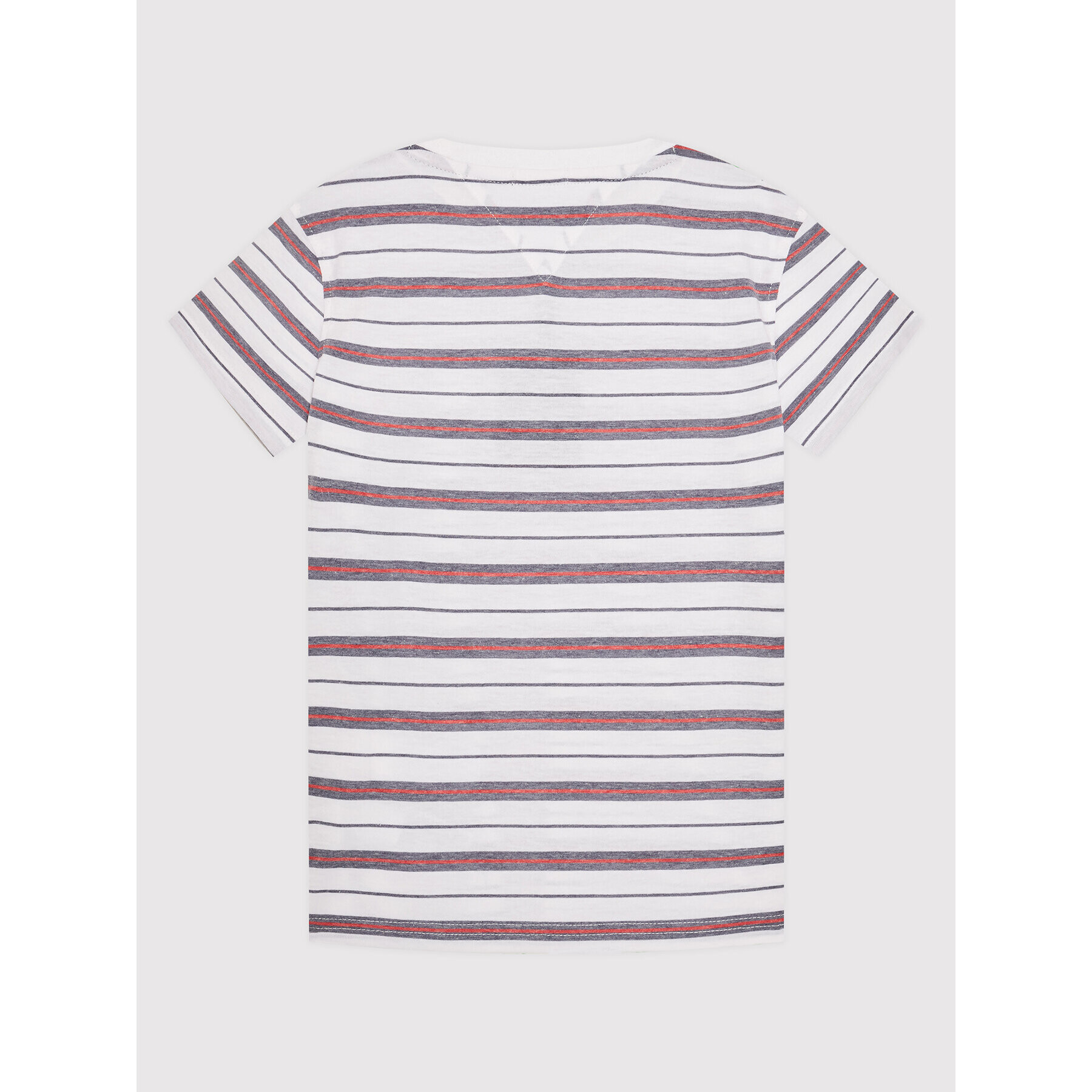 Tommy Hilfiger T-Shirt Stripe KB0KB07356 D Bílá Regular Fit - Pepit.cz