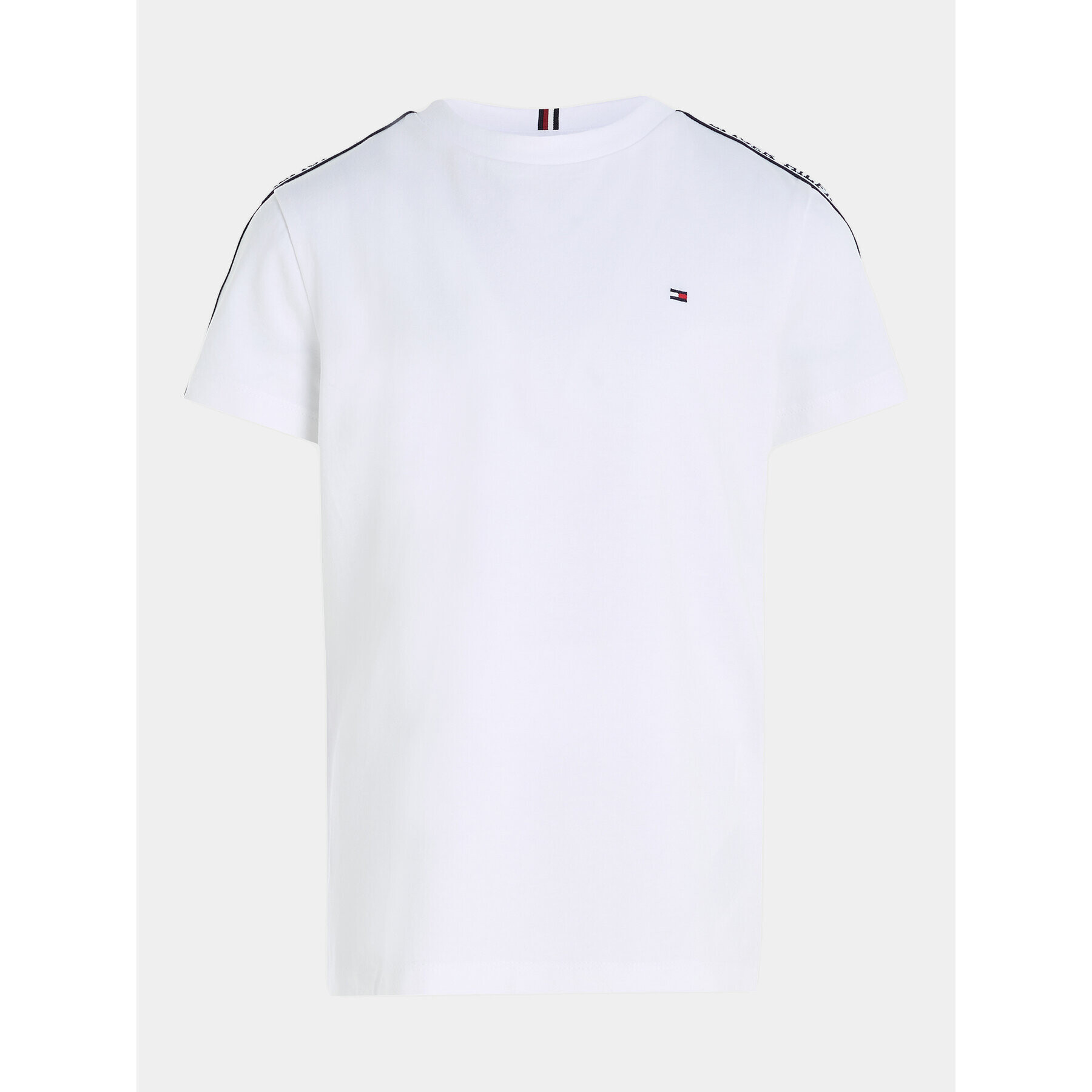 Tommy Hilfiger T-Shirt Tape KB0KB08782 M Bílá Regular Fit - Pepit.cz