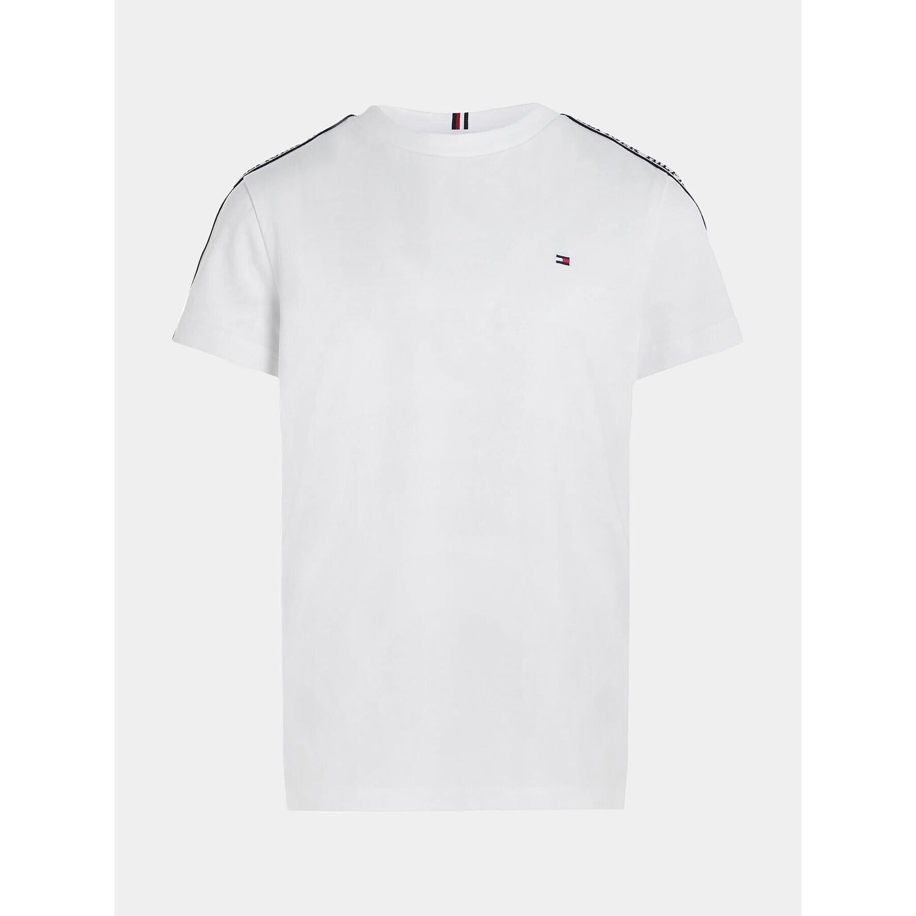 Tommy Hilfiger T-Shirt Tape KB0KB08782 S Bílá Regular Fit - Pepit.cz