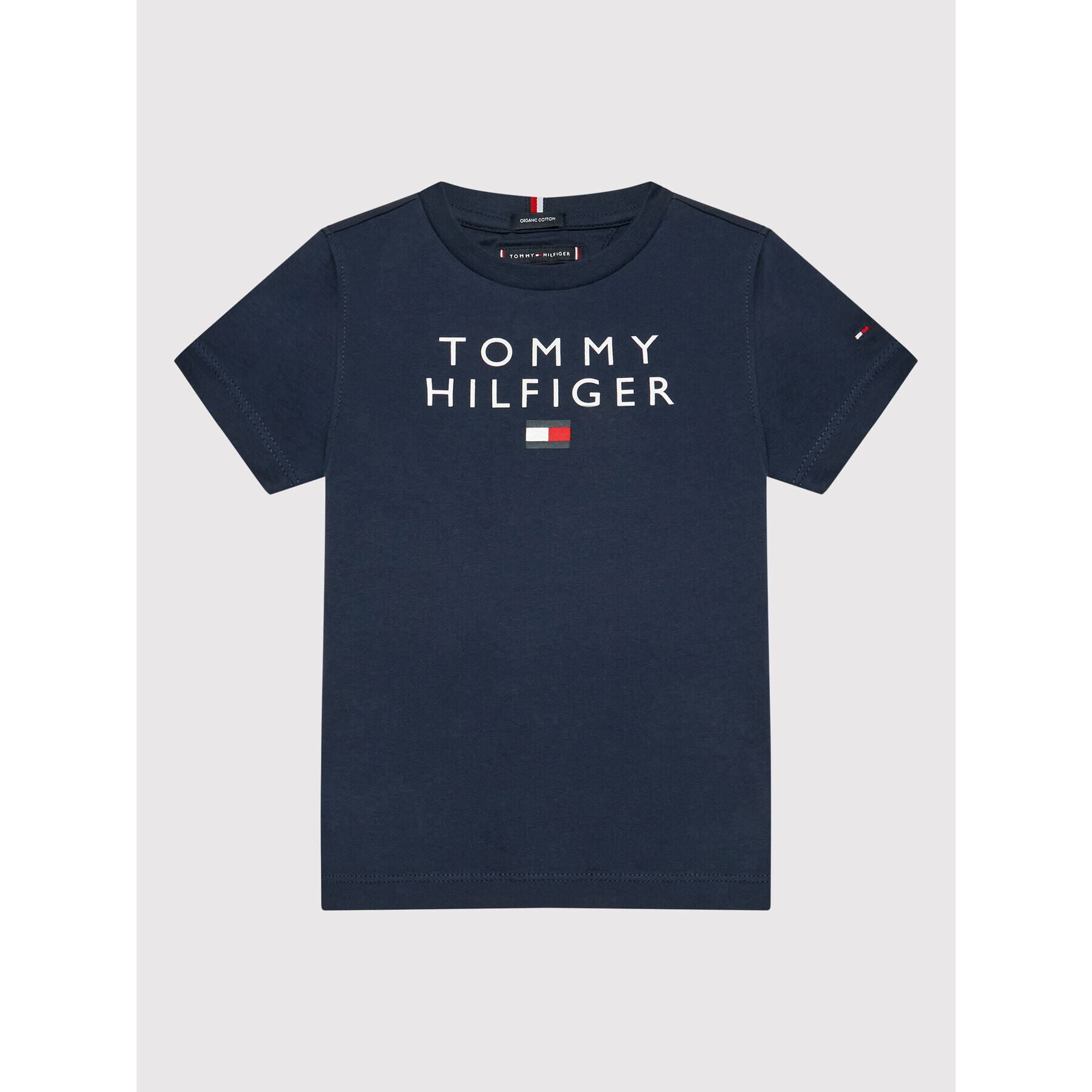 Tommy Hilfiger T-Shirt Th Logo KB0KB06849 M Tmavomodrá Regular Fit - Pepit.cz