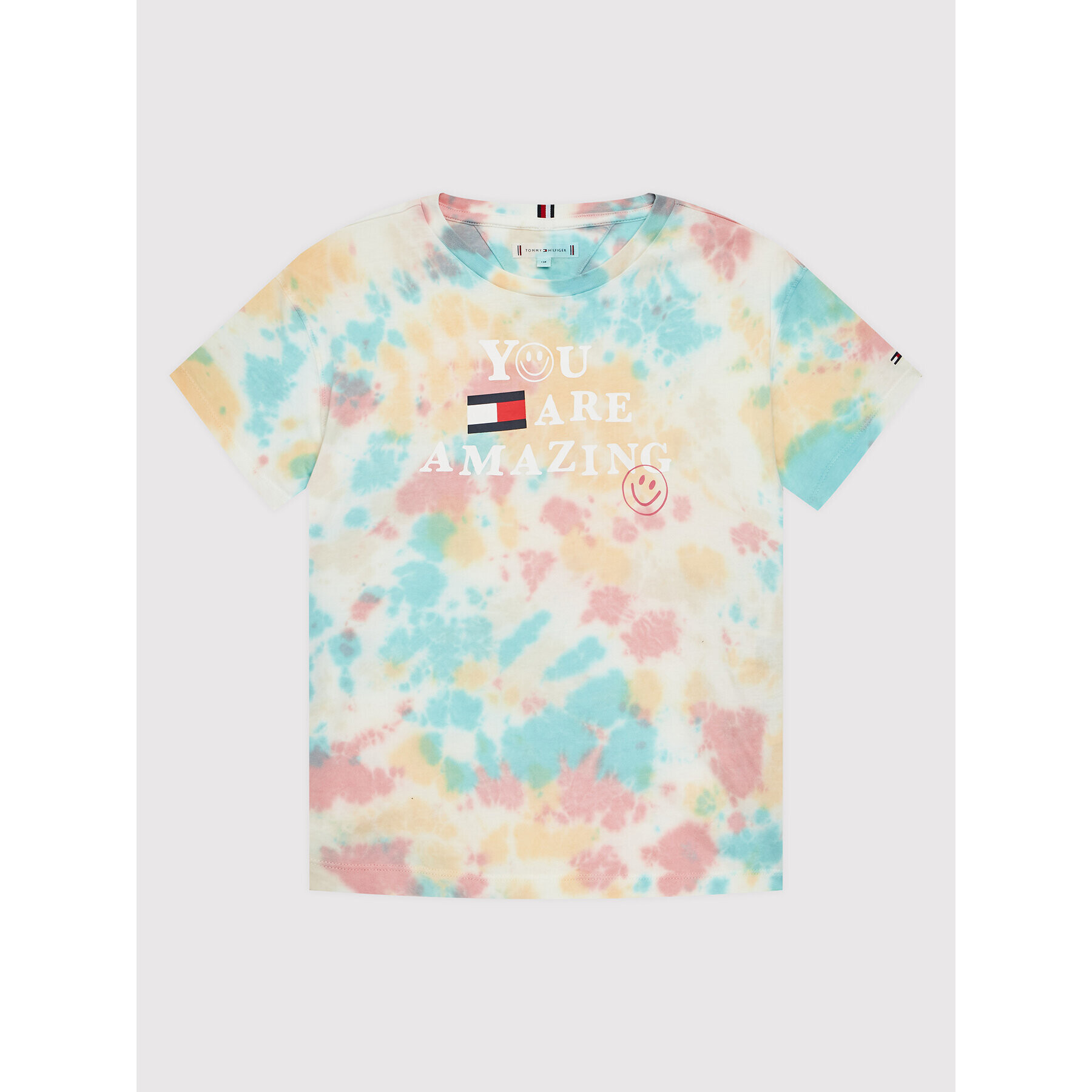 Tommy Hilfiger T-Shirt Tie Dye KB0KB07441 D Barevná Regular Fit - Pepit.cz